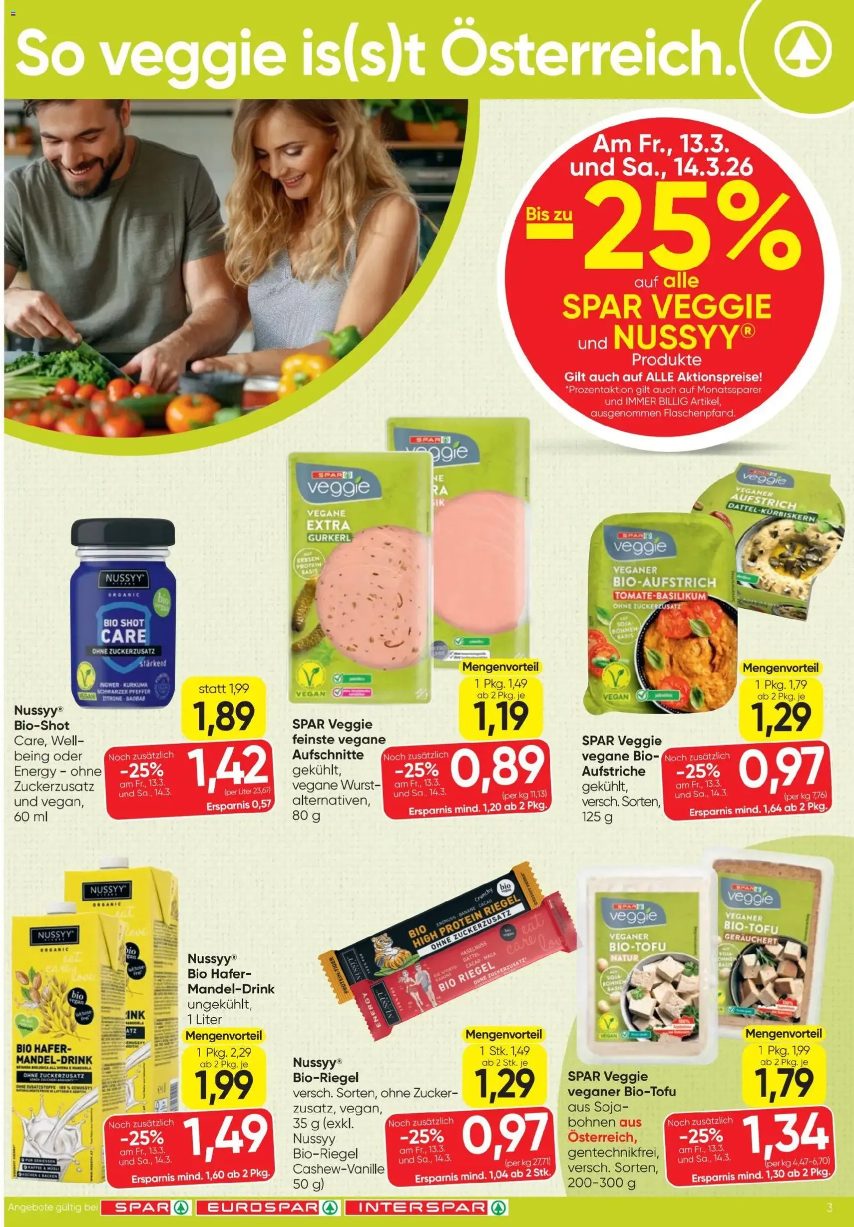 Spar - Flugblatt - Gültiger Prospekt ab 12.03.2026, Seite 3 von insgesamt 20