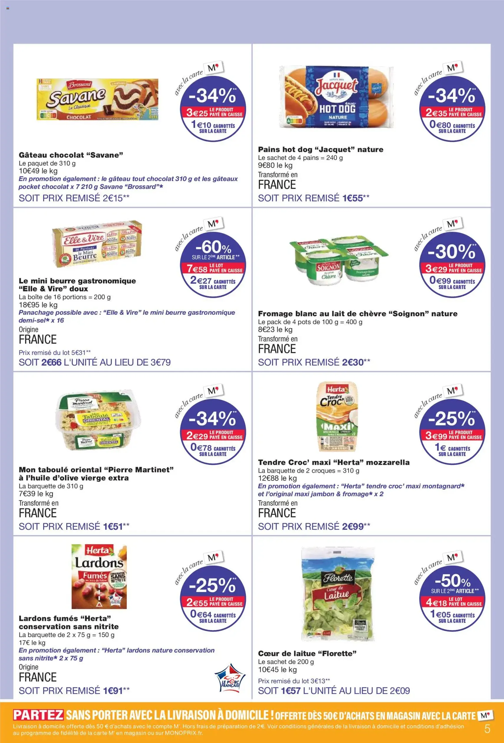 Monoprix catalogue - brochure valable à partir du 08/04/2026, page 5 sur 50