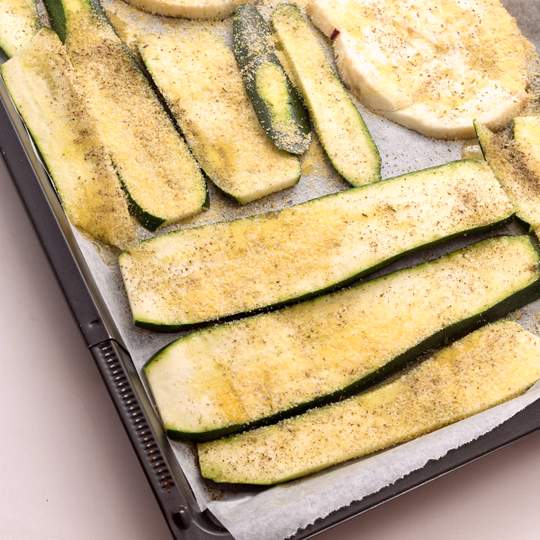 Anteprima ricetta Zucchine al forno gratinate