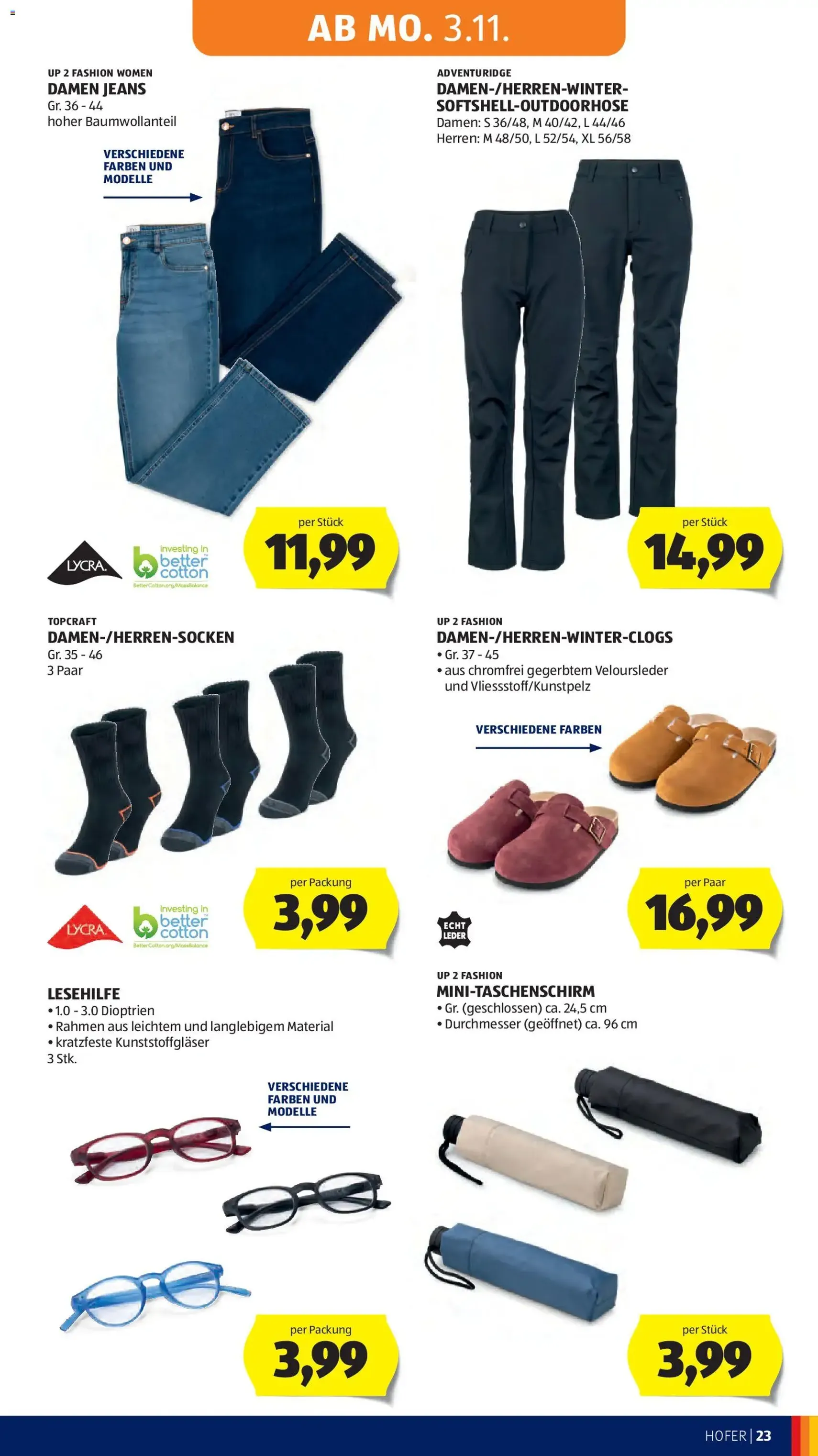 Hofer Flugblatt - Gültiger Prospekt ab 30.10.2025, Seite 27 von insgesamt 45