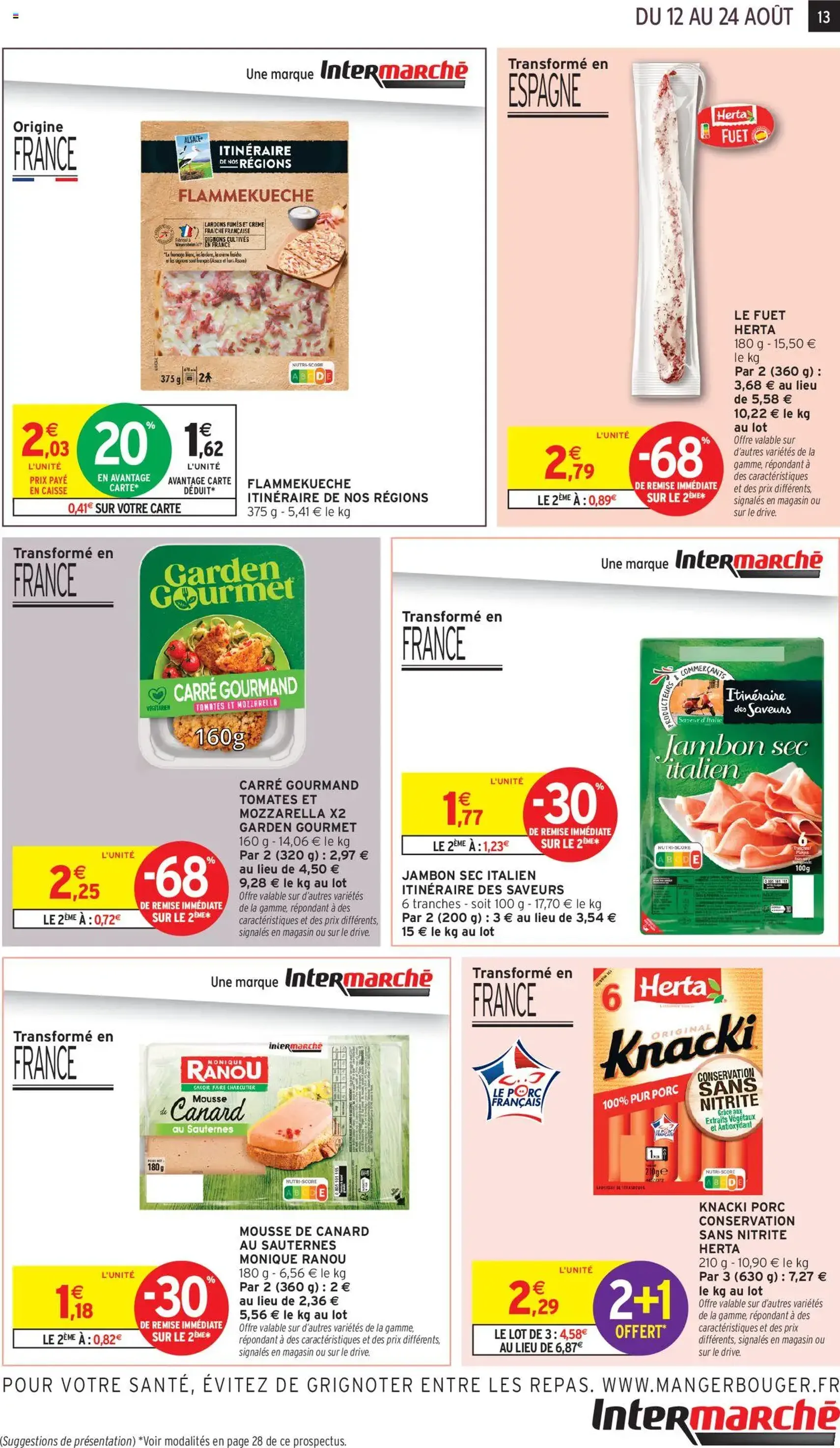 Intermarché catalogue semaine 32 - brochure valable à partir du 12/08/2025, page 13 sur 40