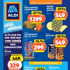 Aldi akciós újság - szórólap előnézete érvényes 2026.07.09. -tól