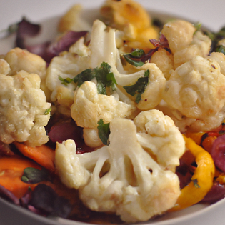 Recipe preview Warm Spiced Roast Cauliflower Salad
