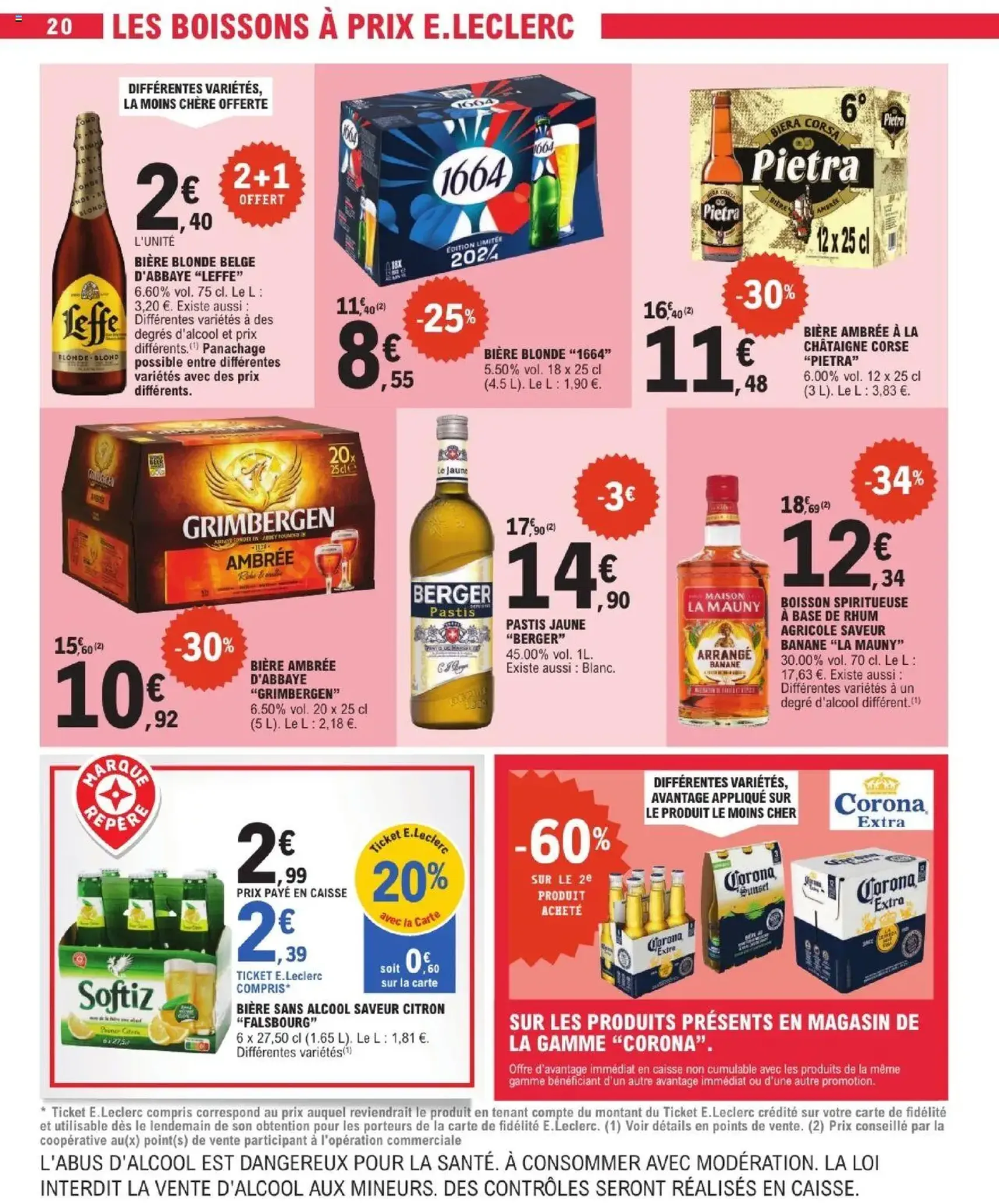 E.Leclerc catalogue de la semaine 31 - brochure valable à partir du 29/07/2025, page 20 sur 28