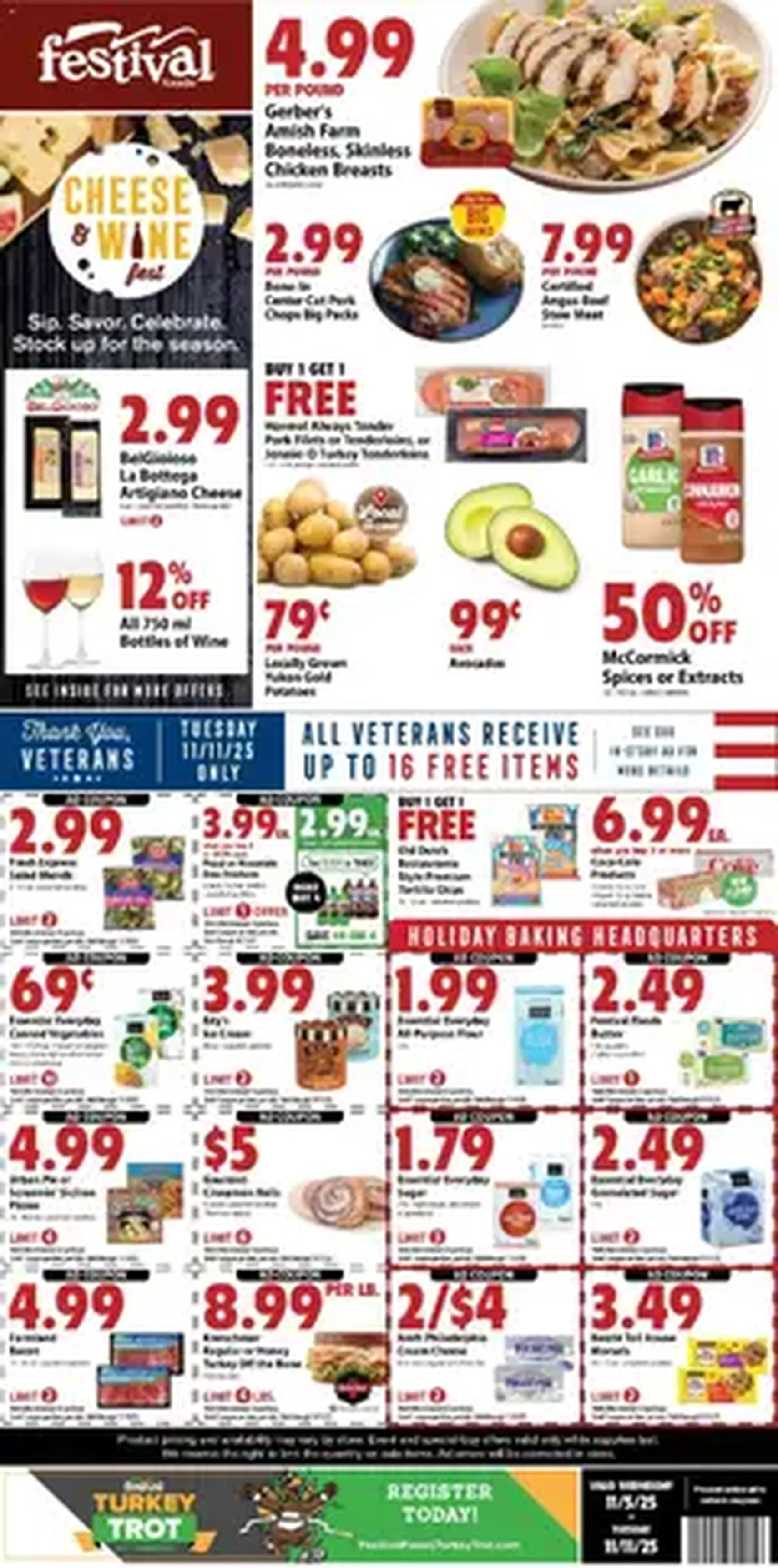 Festival Foods Weekly Ad - valid flyer from 11/05/2025, page 1 of 1