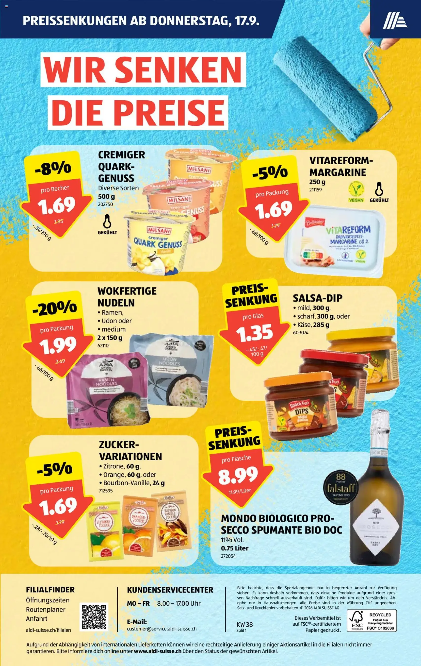Aldi aktionen - Gültiger Prospekt ab 17.09.2026, Seite 3 von insgesamt 36
