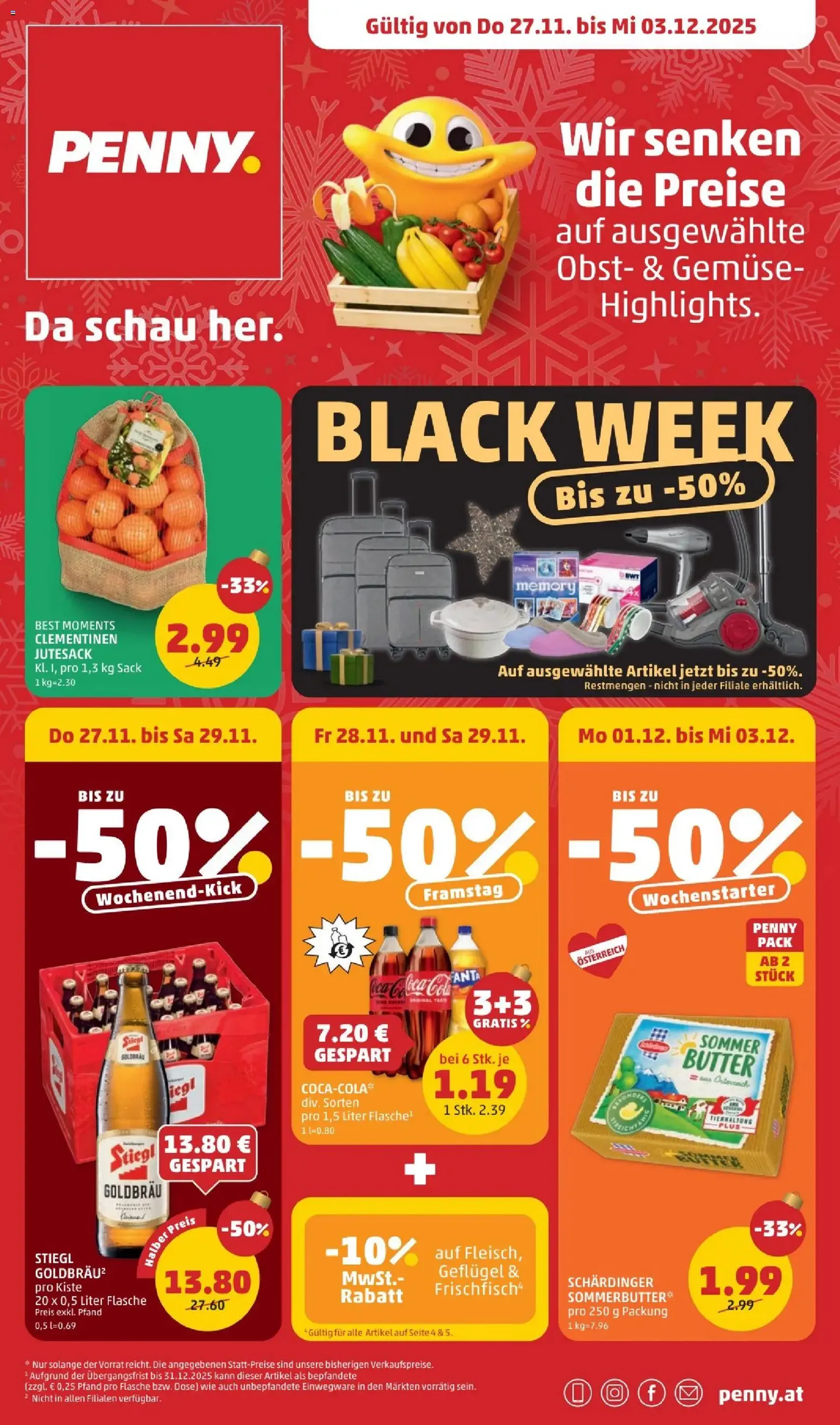 Penny Markt - Black Friday - Gültiger Prospekt ab 27.11.2025, Seite 1 von insgesamt 32