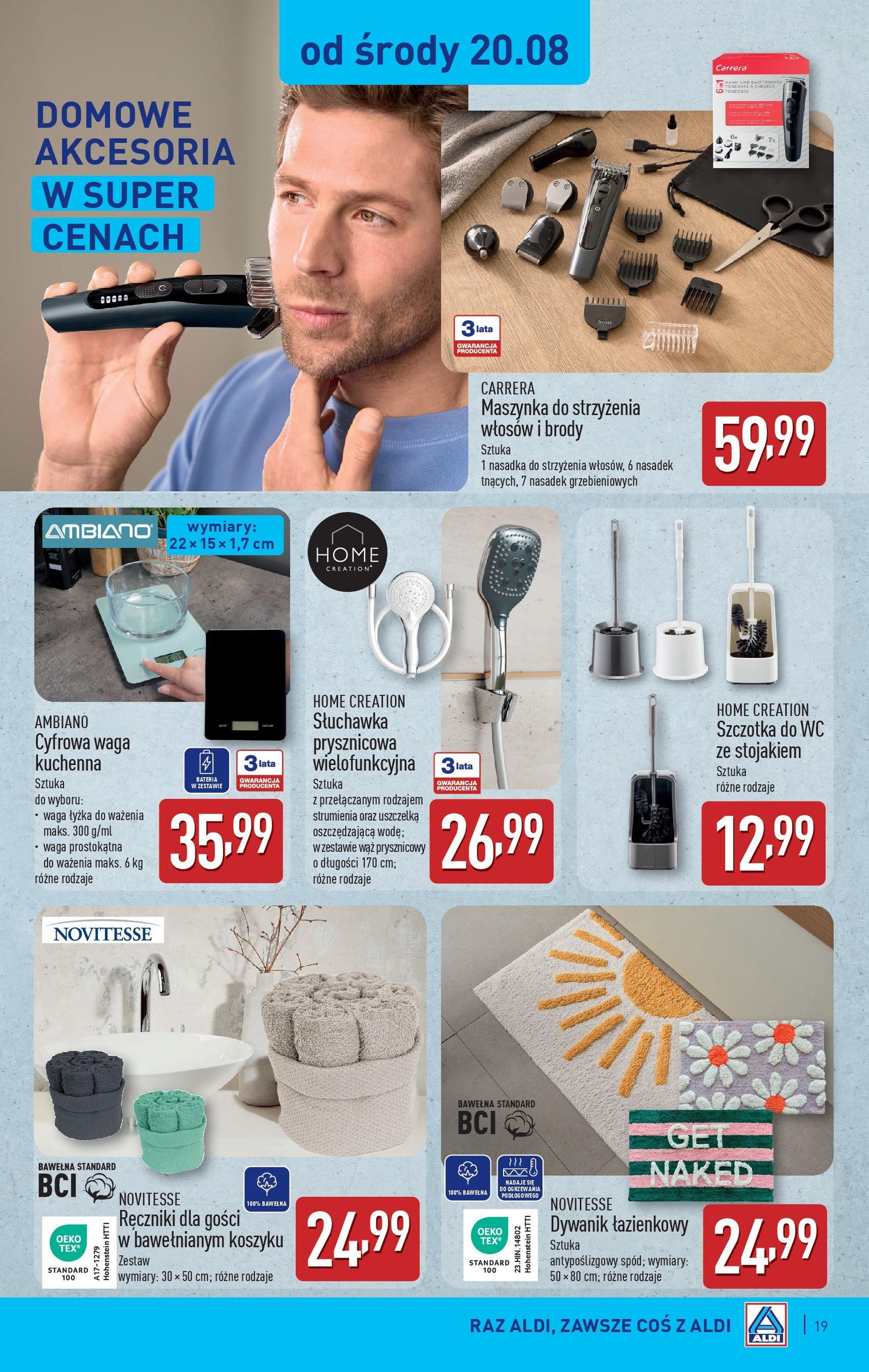 Aldi Gazetka - ważny gazetka od 18.08.2025 strona 19 z 28 Aldi Gazetka - ważny gazetka od 18.08.2025 strona 19 z 28