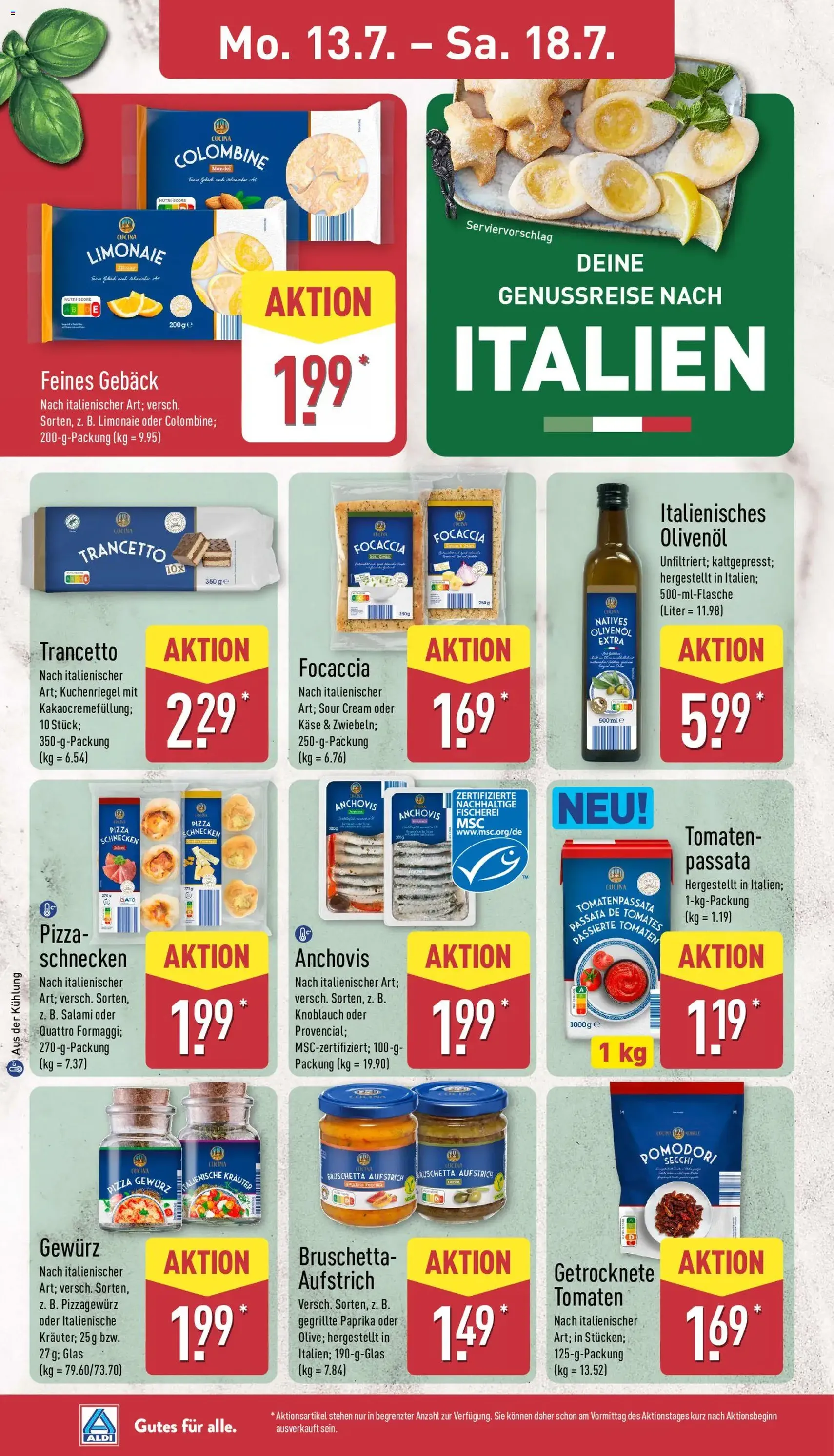 Aldi Prospekt - Gültiger Prospekt ab 13.07.2026, Seite 12 von insgesamt 37