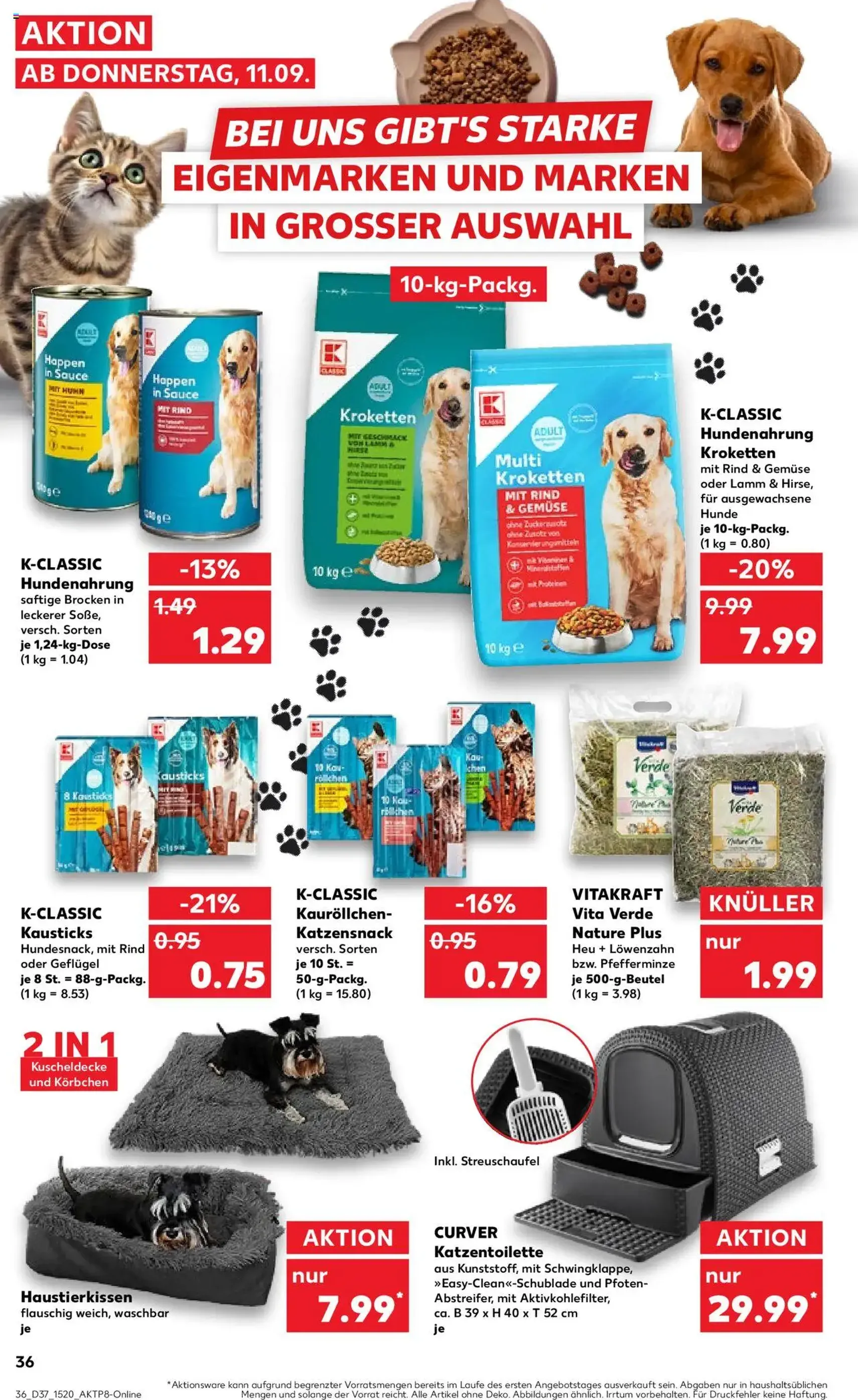 Kaufland Prospekt - Gültiger Prospekt ab 11.09.2025, Seite 36 von insgesamt 59 Kaufland Prospekt - Gültiger Prospekt ab 11.09.2025, Seite 36 von insgesamt 59