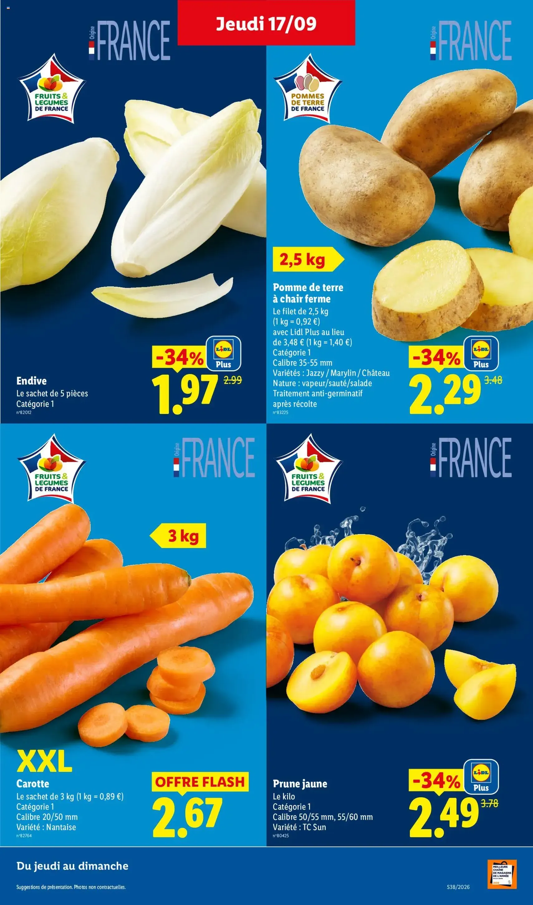LIDL catalogue - brochure valable à partir du 17/09/2026, page 3 sur 67