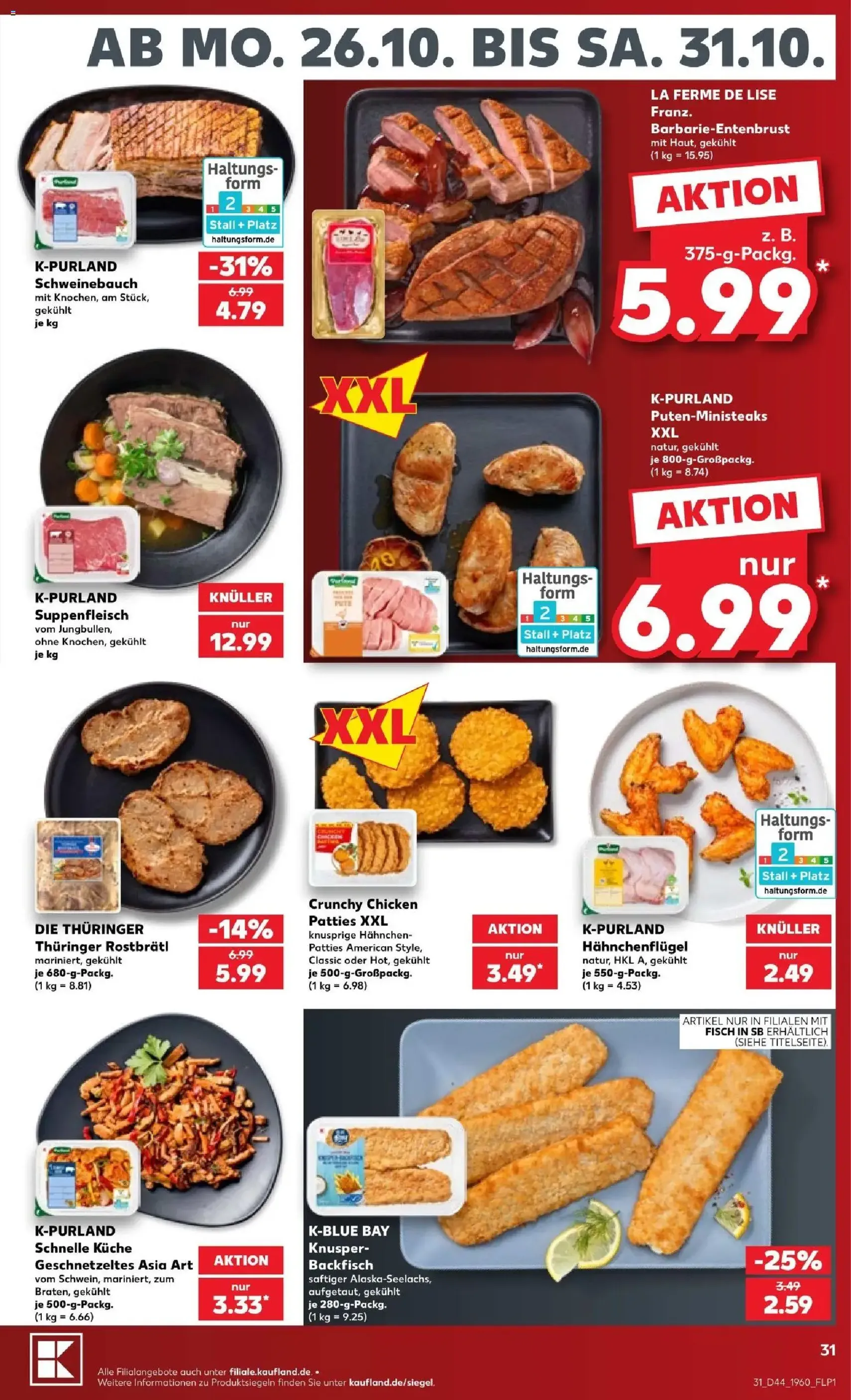 Kaufland Prospekt - Gültiger Prospekt ab 26.10.2026, Seite 31 von insgesamt 76