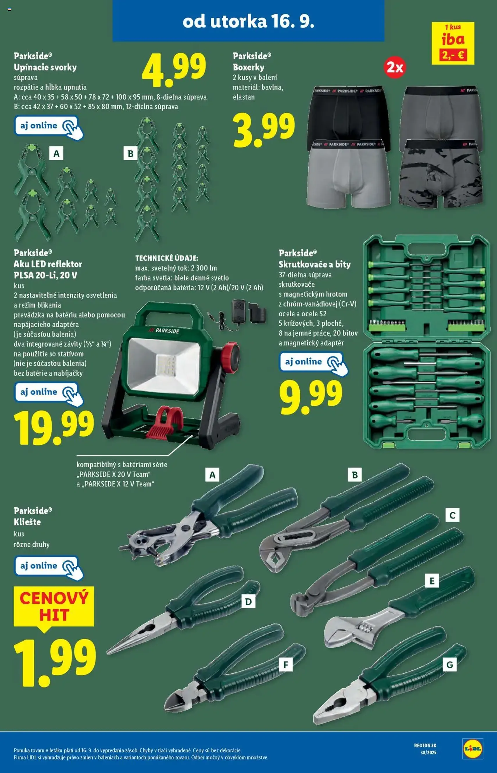 Lidl leták - platný leták od 16.09.2025 strana 61 z 111 Lidl leták - platný leták od 16.09.2025 strana 61 z 111
