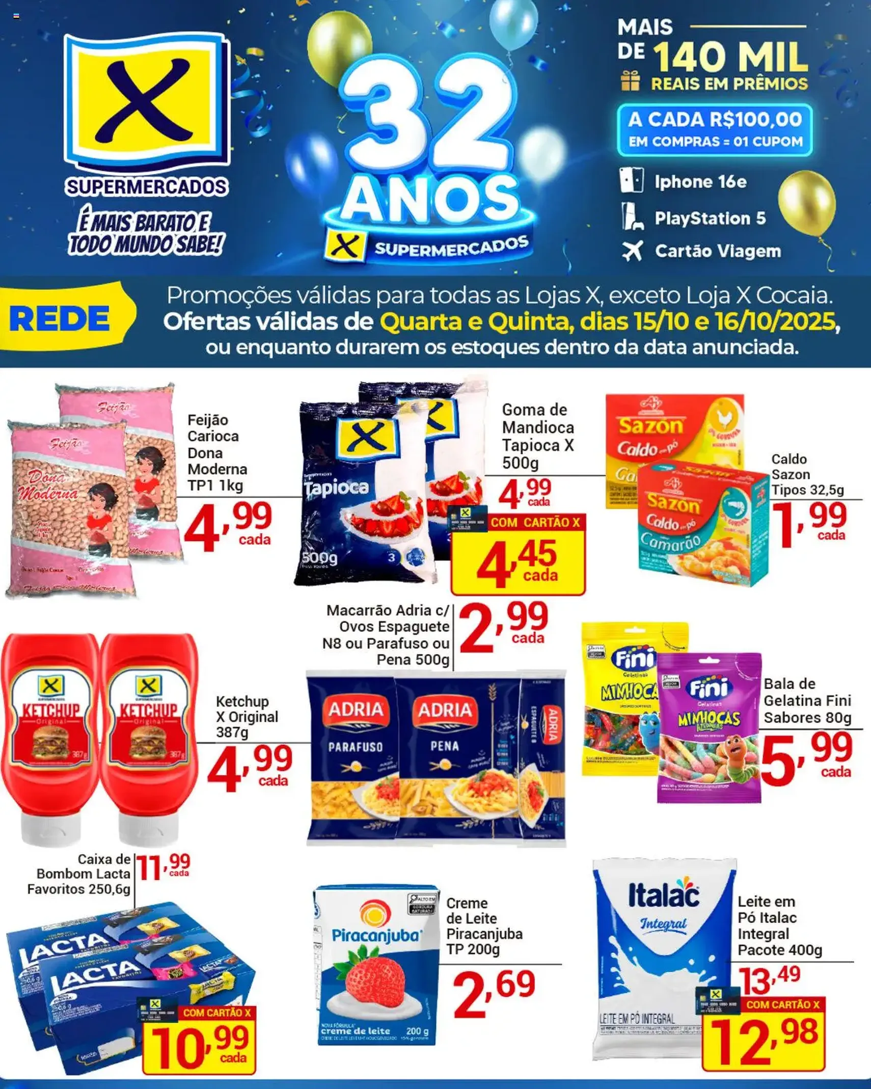 X Supermercados - Ofertas da semana - folheto válido a partir de 15/10/2025 página 2 de 4