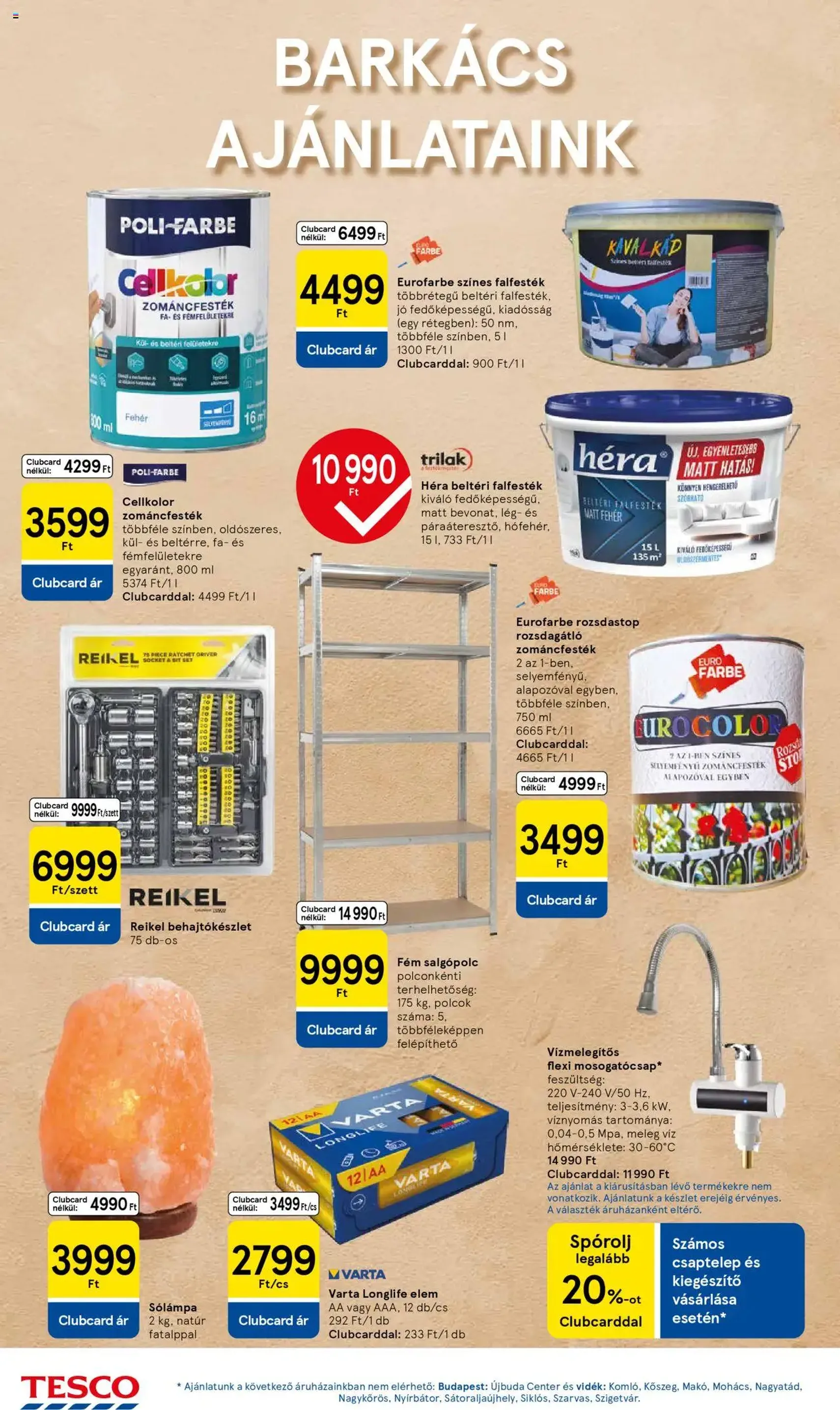 Tesco Szupermarket - Akciós újság - 2025.09.04. érvényes szórólap 30 oldal 32 oldalból Tesco Szupermarket - Akciós újság - 2025.09.04. érvényes szórólap 30 oldal 32 oldalból
