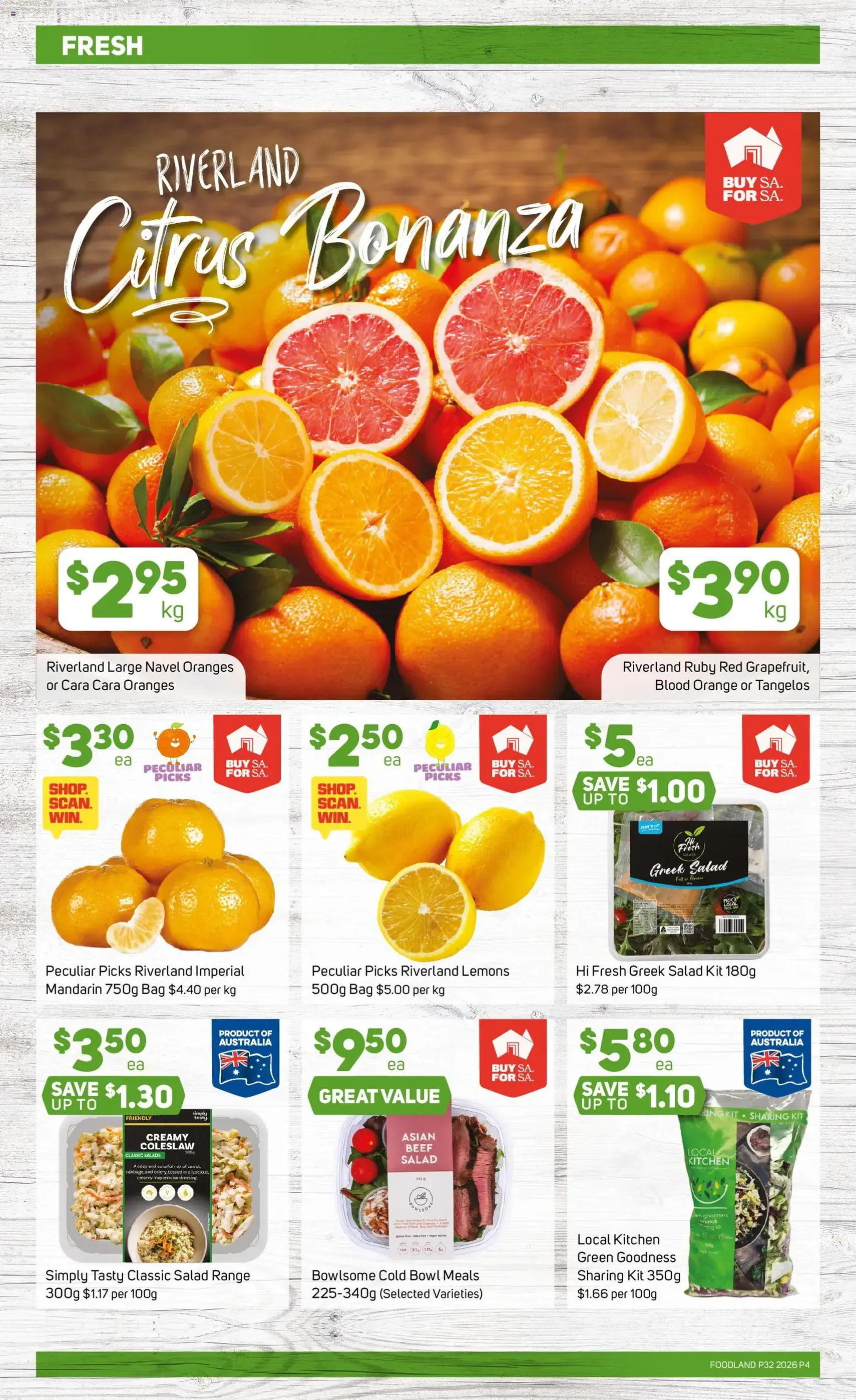 Foodland catalogue - valid flyer from 05/08/2026, page 4 of 37