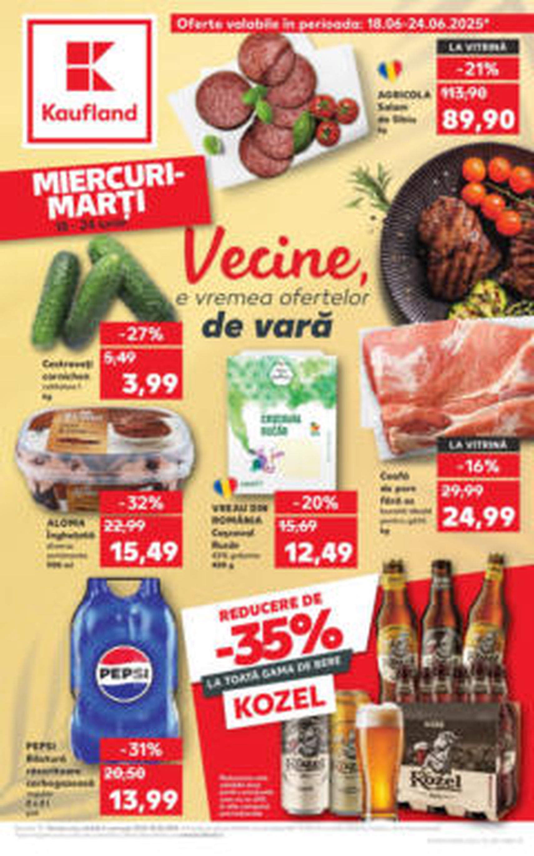 Catalog Kaufland - Bucureşti - cataloage valabile începând cu 18.06.2025 pagina 1 din 1