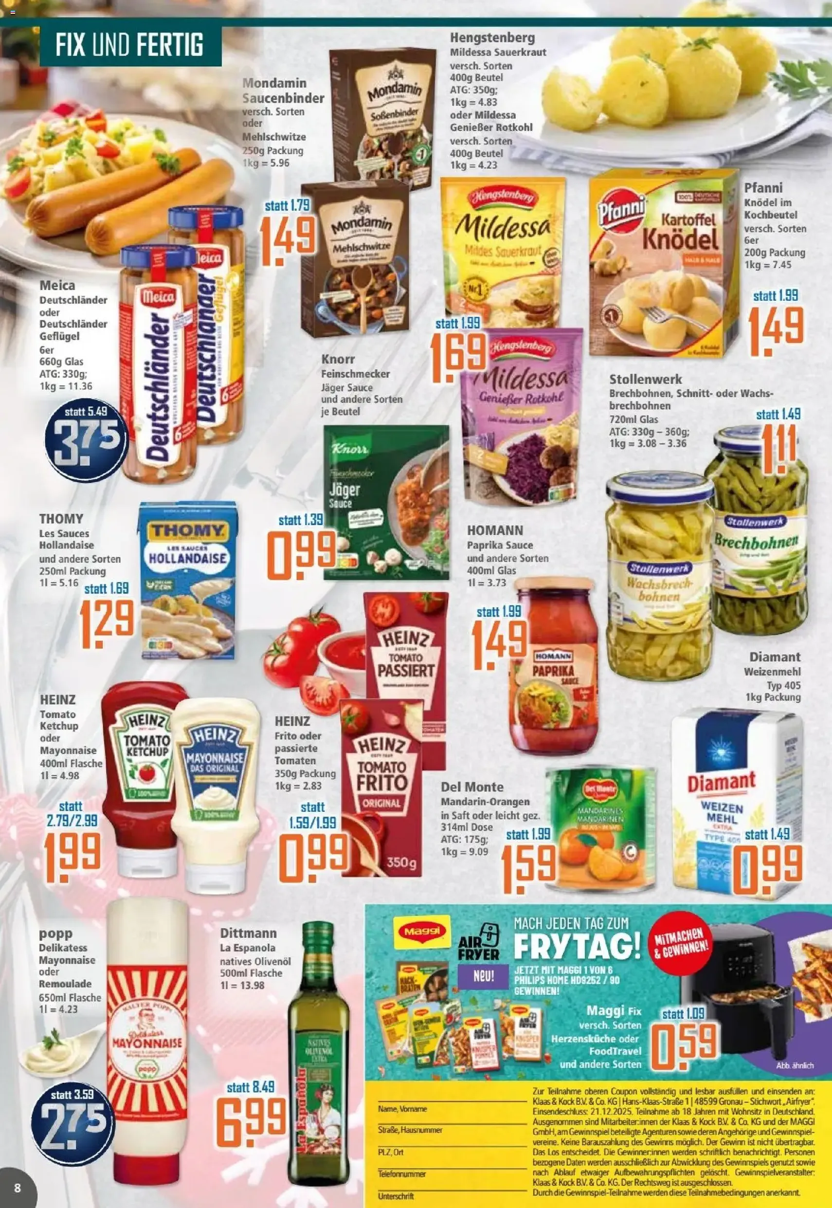 Klaas & Kock Prospekt - Gültiger Prospekt ab 08.12.2025, Seite 8 von insgesamt 12