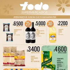 Vista previa del folleto Supermercados TODO Ofertas válido desde 30/06/2026