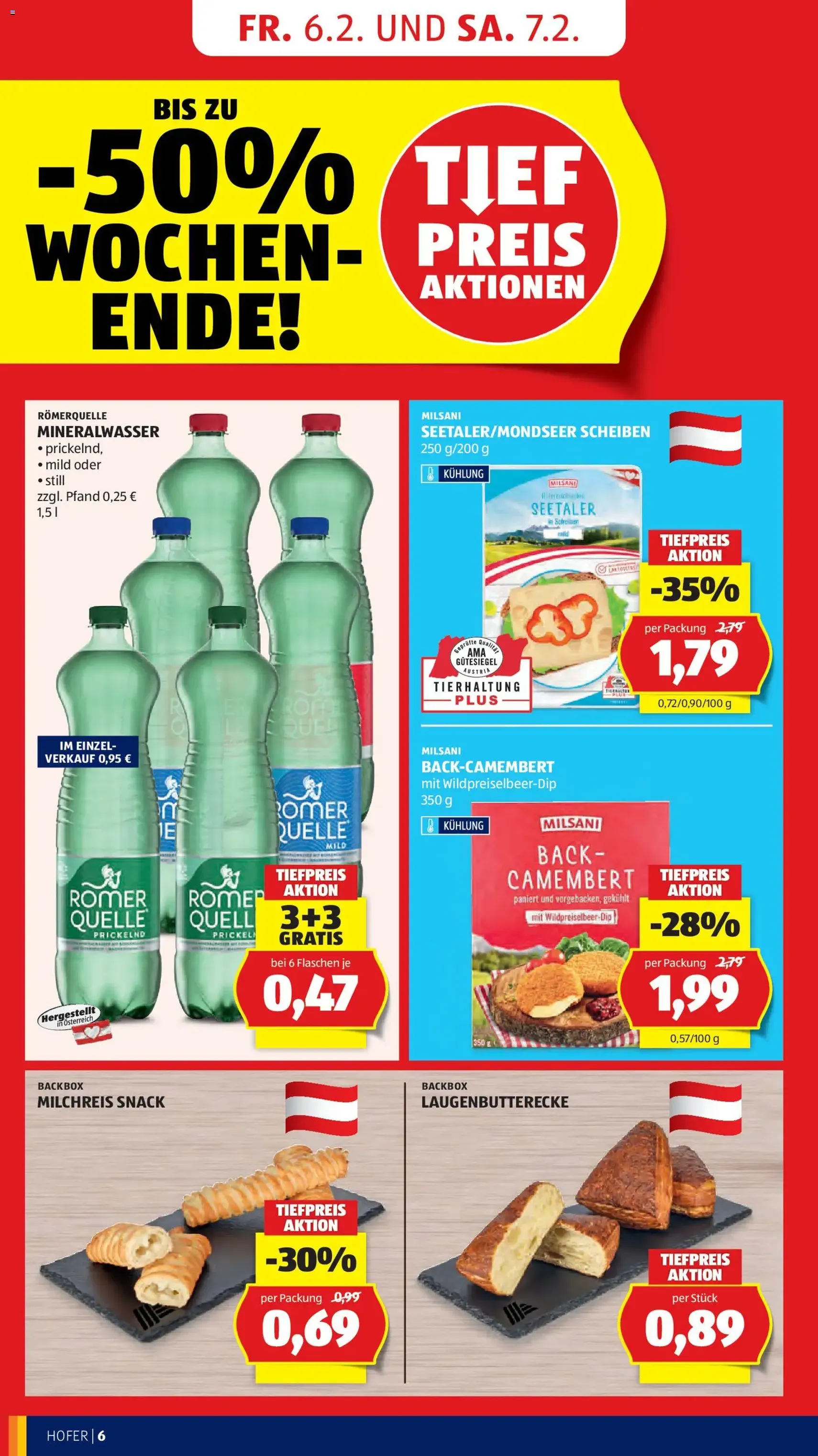 Hofer Flugblatt - Gültiger Prospekt ab 06.02.2026, Seite 8 von insgesamt 43