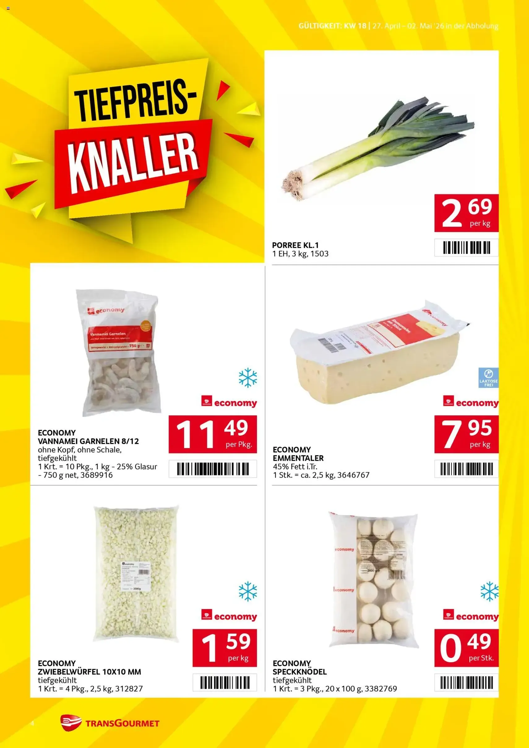 Transgourmet Flugblatt - Gültiger Prospekt ab 27.04.2026, Seite 4 von insgesamt 31