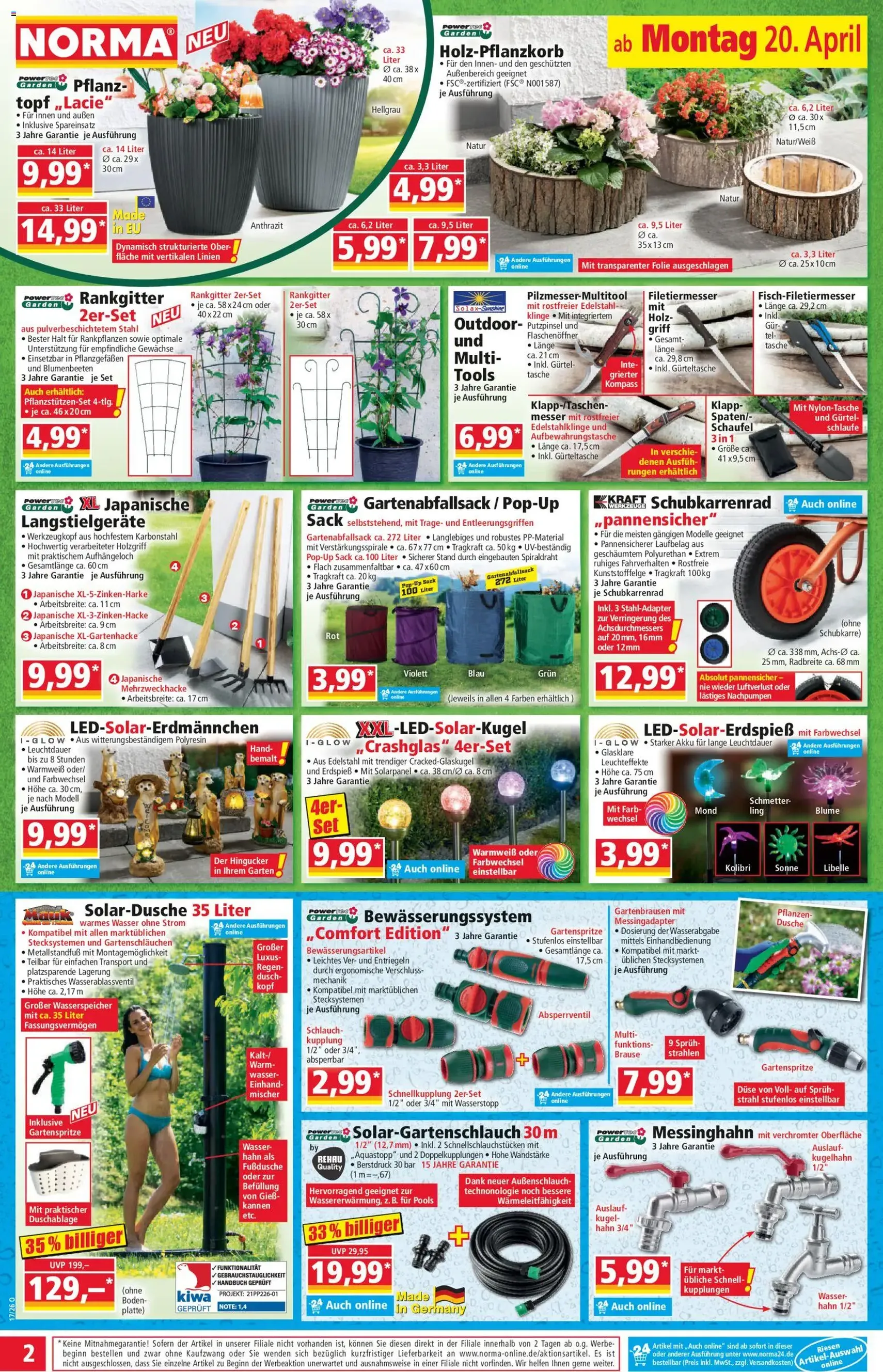 Norma Prospekt - Gültiger Prospekt ab 20.04.2026, Seite 2 von insgesamt 21