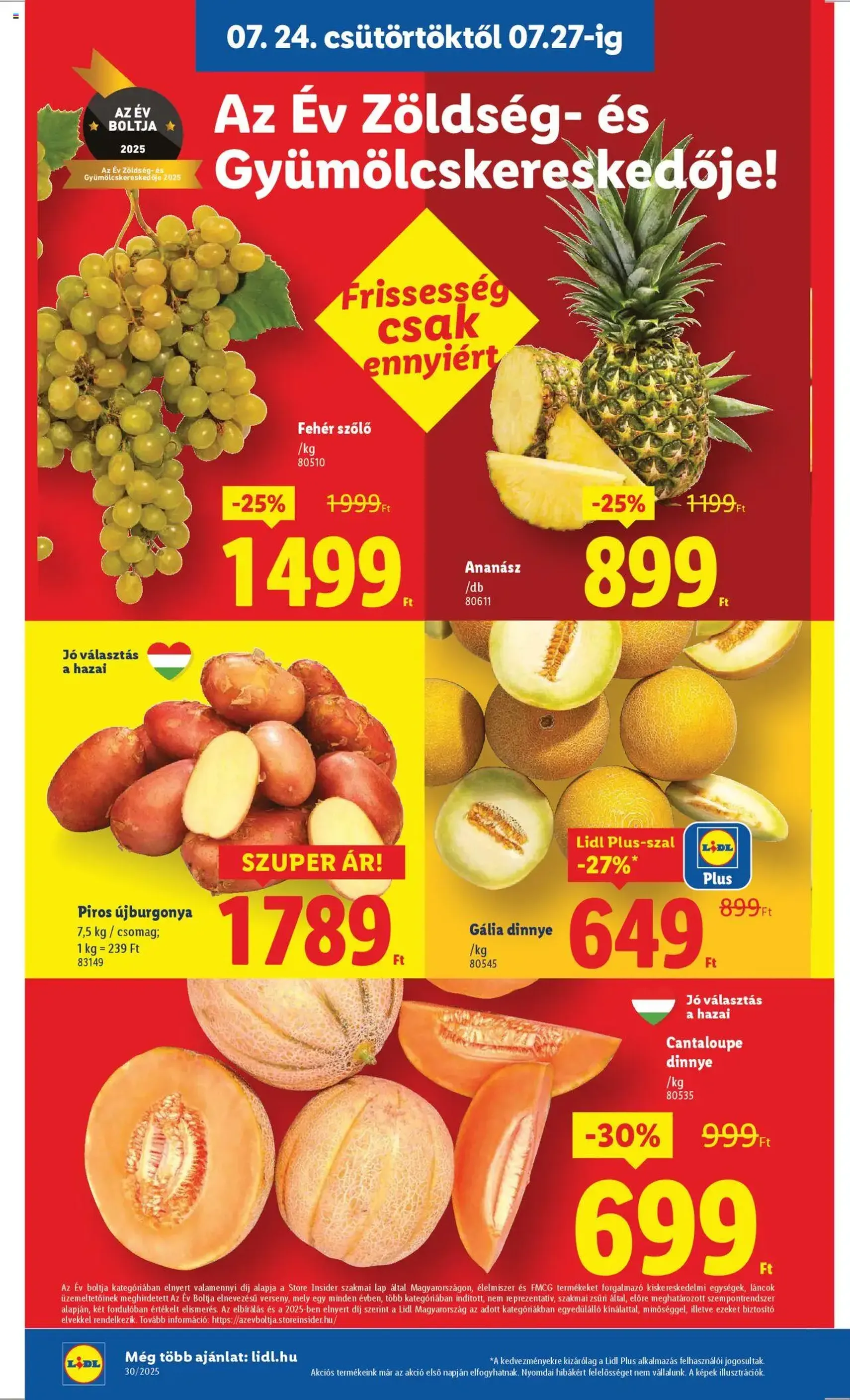 Lidl Akciós újság - 2025.07.24. érvényes szórólap 4 oldal 62 oldalból Lidl Akciós újság - 2025.07.24. érvényes szórólap 4 oldal 62 oldalból