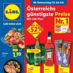 Lidl Flugblatt - Prospekt Vorschau gültig ab 07.08.2025