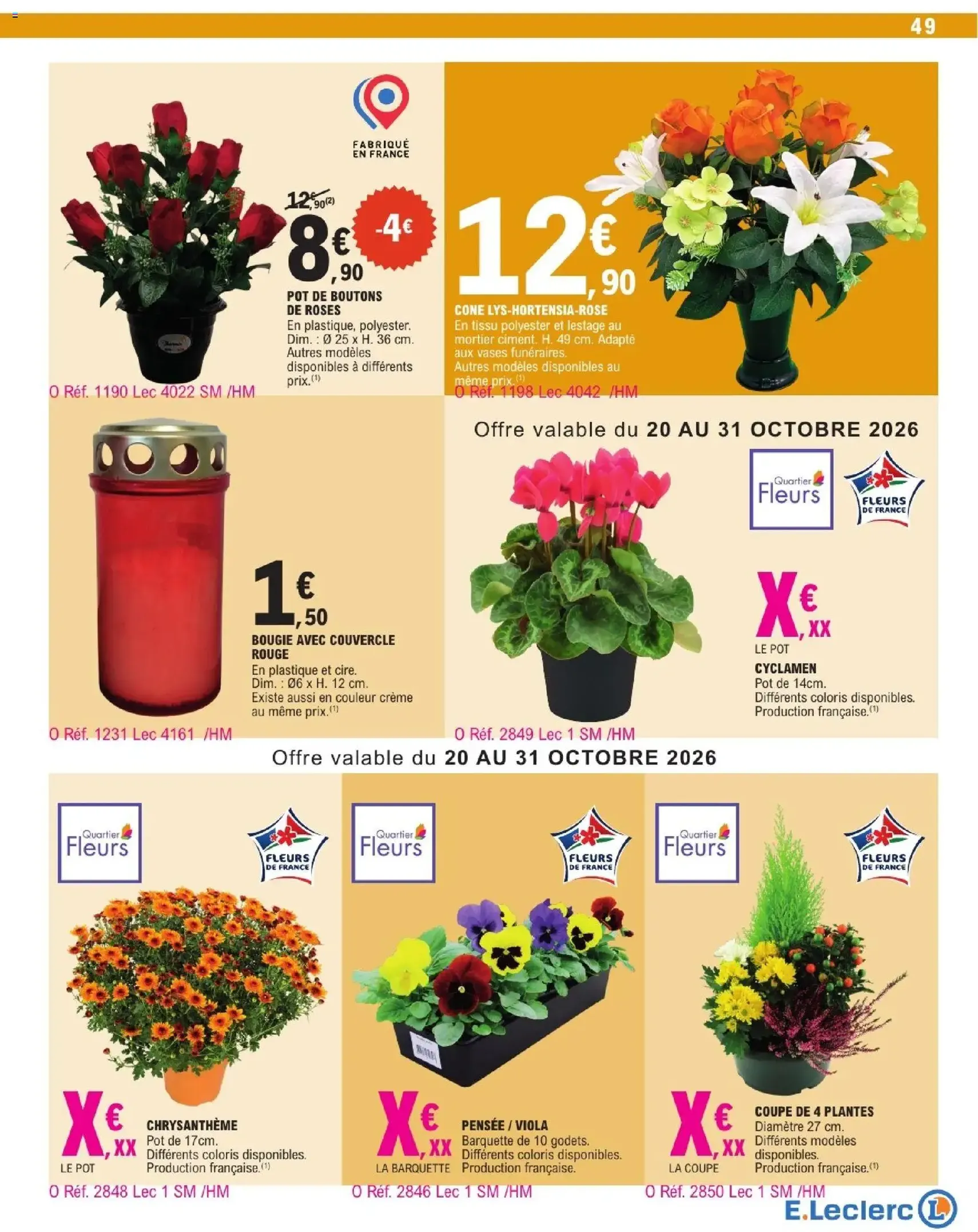 E.Leclerc catalogue - brochure valable à partir du 20/10/2026, page 49 sur 63
