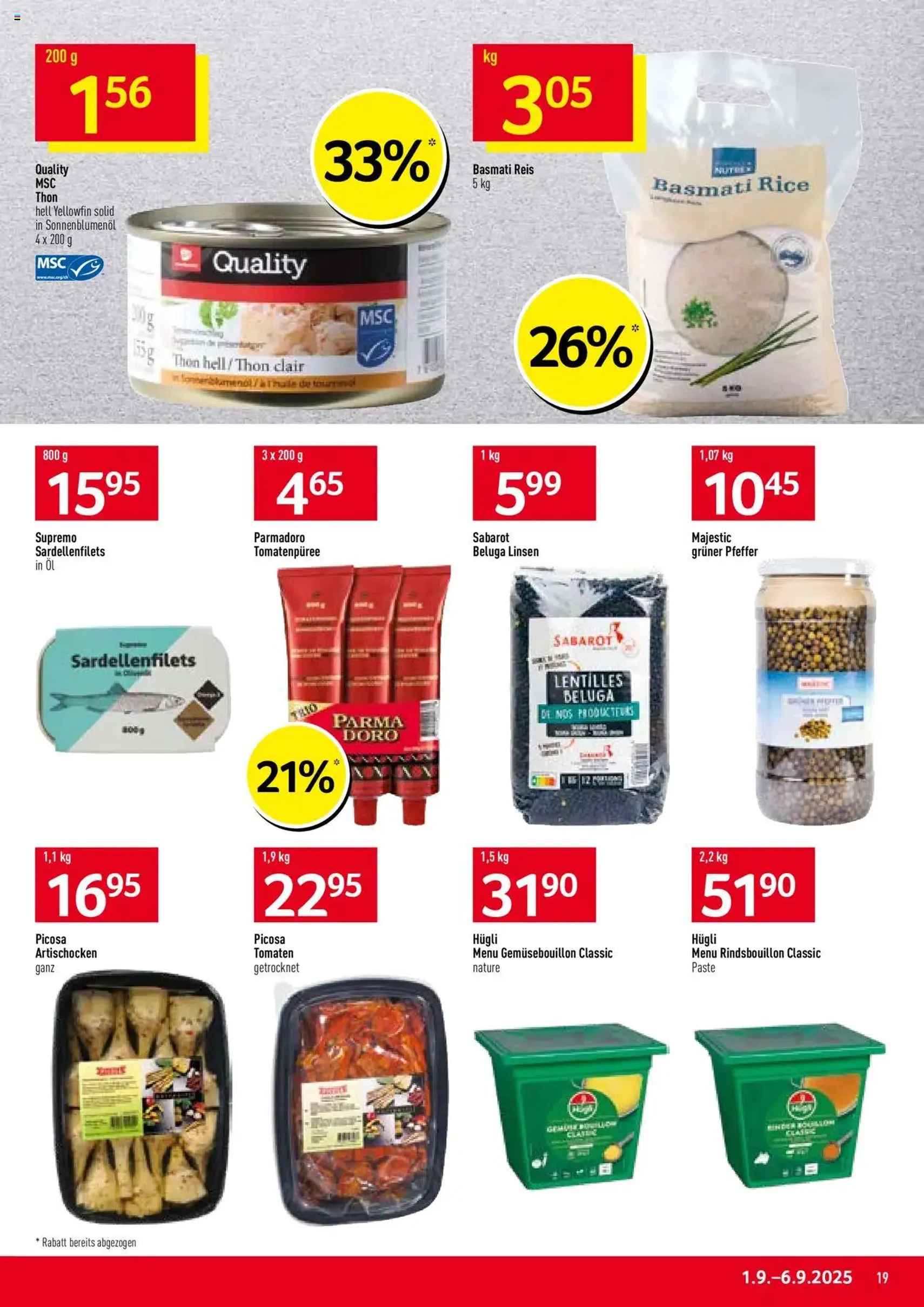 Prodega Aktionen - Gültiger Prospekt ab 01.09.2025, Seite 19 von insgesamt 40 Prodega Aktionen - Gültiger Prospekt ab 01.09.2025, Seite 19 von insgesamt 40