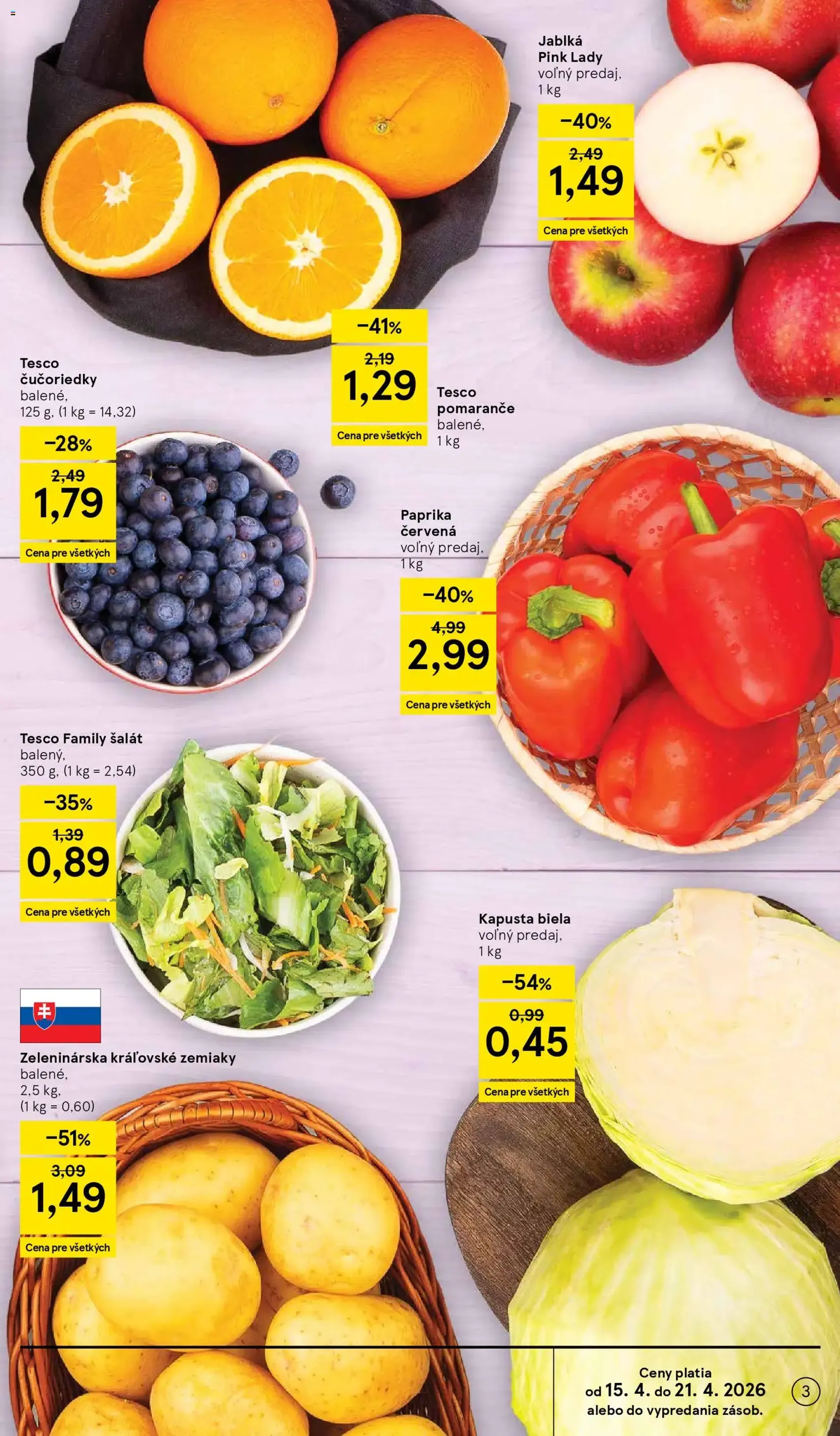 Tesco Hypermarket - leták - platný leták od 15.04.2026 strana 3 z 37