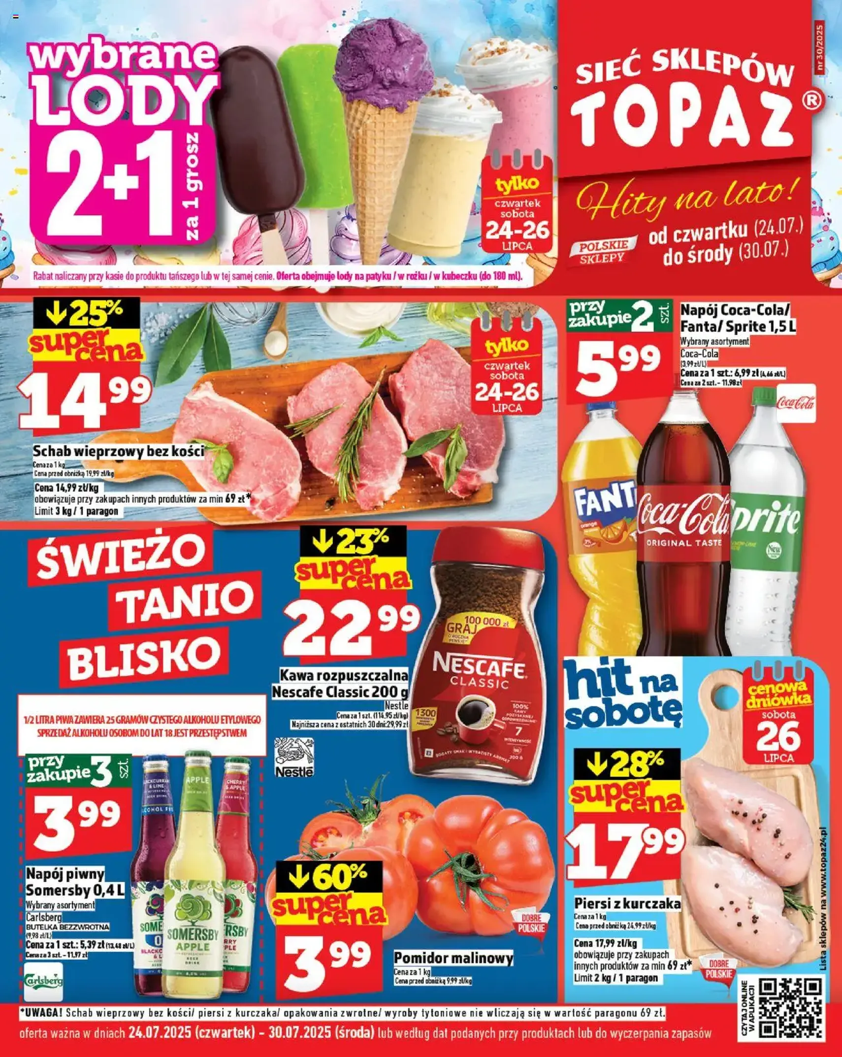 Topaz Gazetka - ważny gazetka od 24.07.2025 strona 1 z 28 Topaz Gazetka - ważny gazetka od 24.07.2025 strona 1 z 28