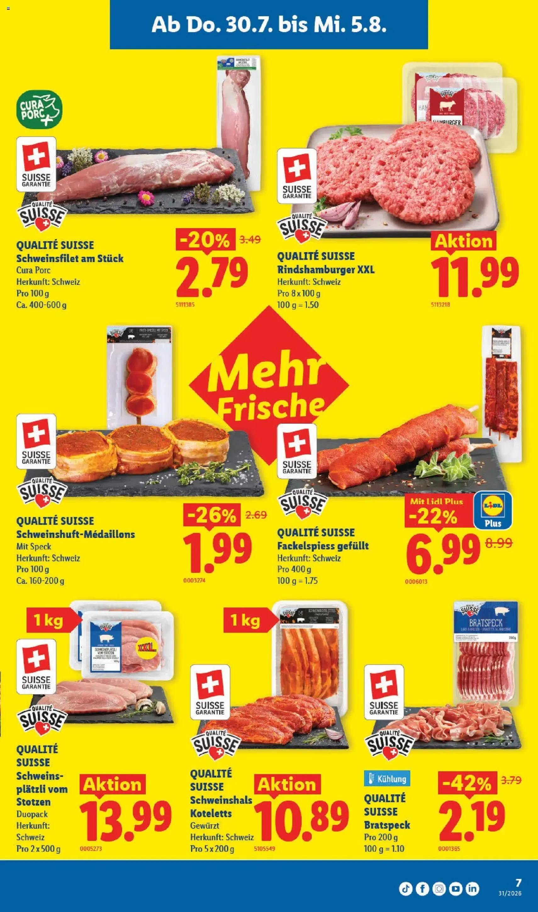Lidl aktionen - Gültiger Prospekt ab 30.07.2026, Seite 7 von insgesamt 34