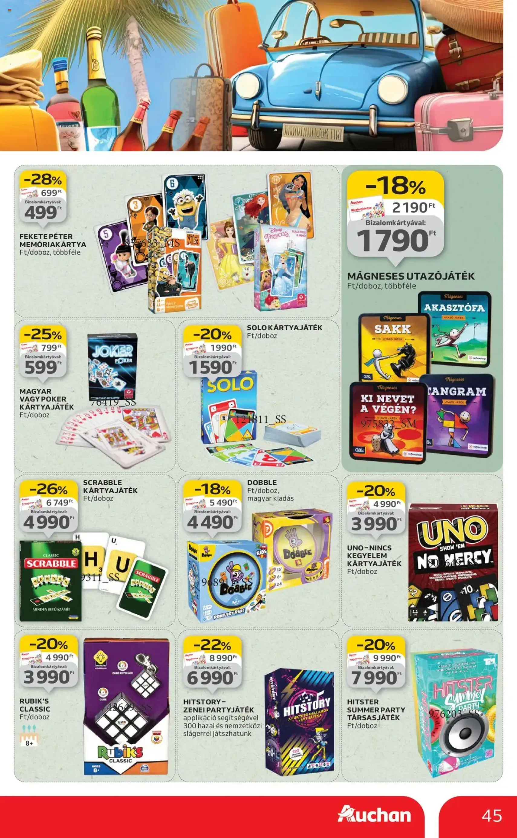 Auchan Akciós újság - 2025.08.07. érvényes szórólap 45 oldal 54 oldalból Auchan Akciós újság - 2025.08.07. érvényes szórólap 45 oldal 54 oldalból