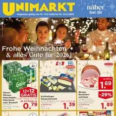 Unimarkt Flugblatt - Prospekt Vorschau gültig ab 17.12.2025