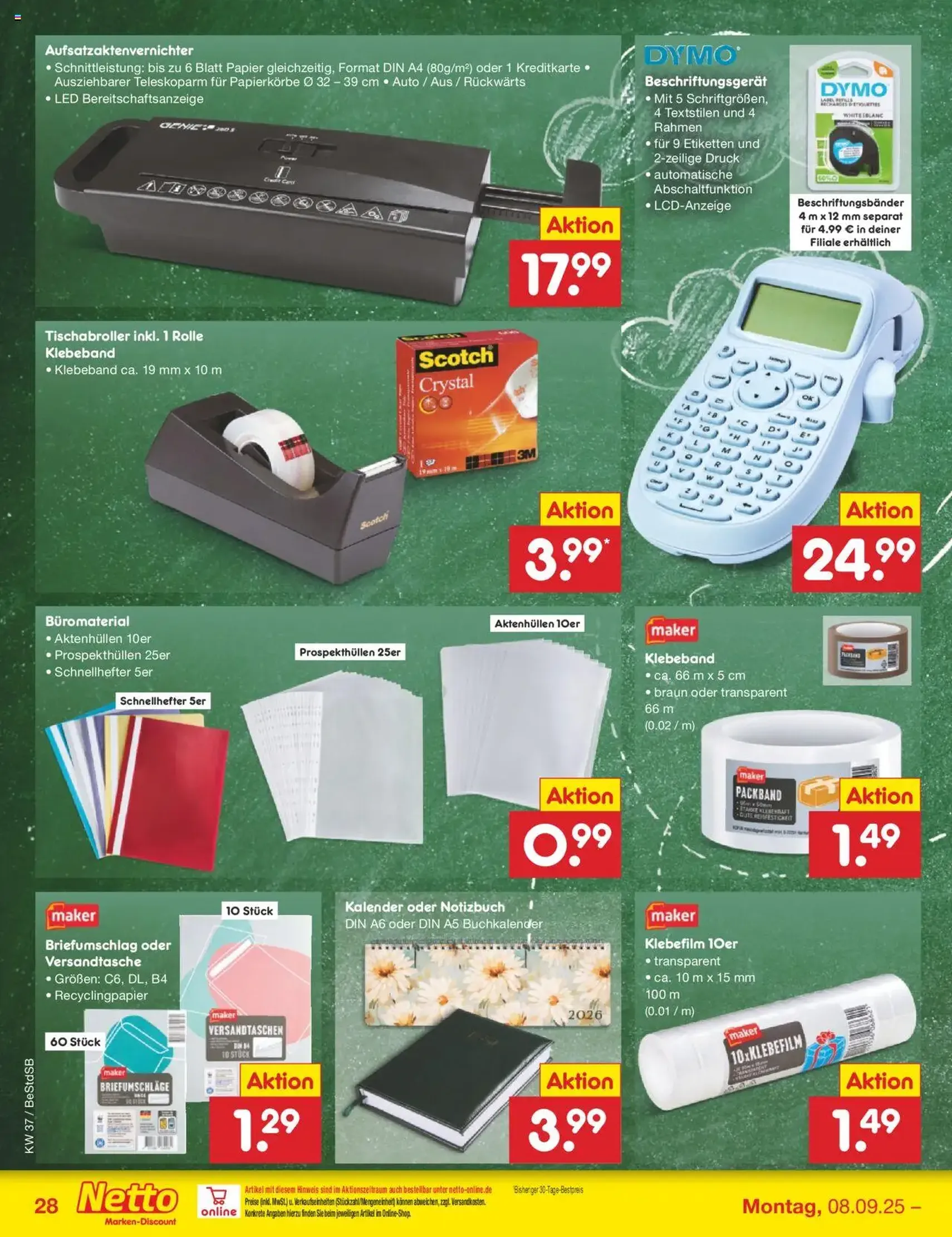 Netto Marken-Discount Prospekt - Gültiger Prospekt ab 08.09.2025, Seite 40 von insgesamt 67 Netto Marken-Discount Prospekt - Gültiger Prospekt ab 08.09.2025, Seite 40 von insgesamt 67