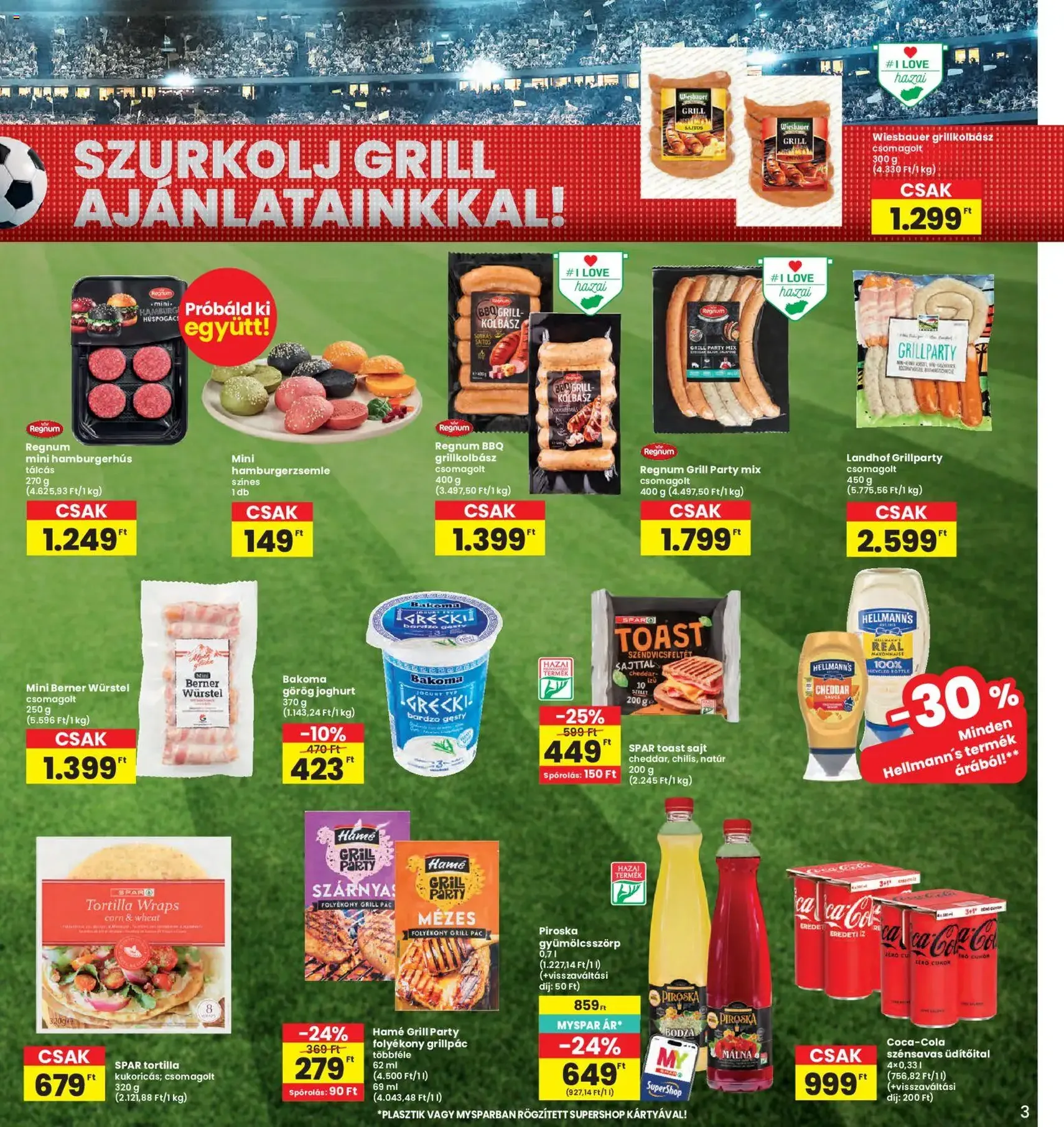 Interspar akciós újság - 2026.06.11. érvényes szórólap 3 oldal 20 oldalból