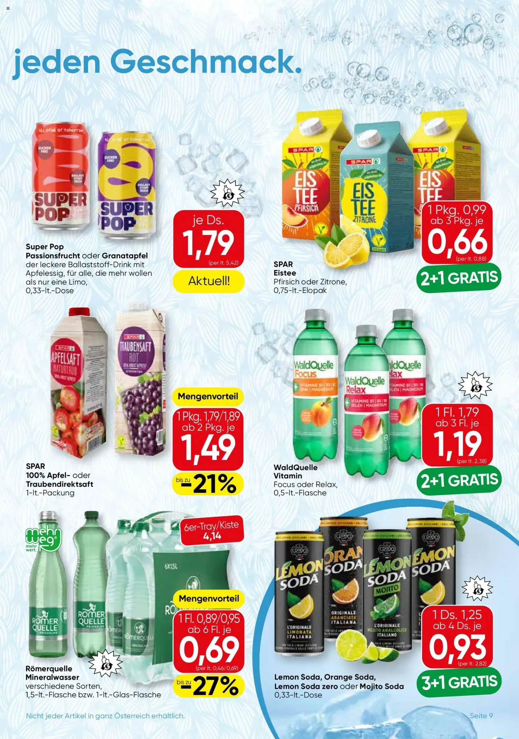 SPAR Gourmet Flugblatt - Gültiger Prospekt ab 27.08.2026, Seite 9 von insgesamt 12