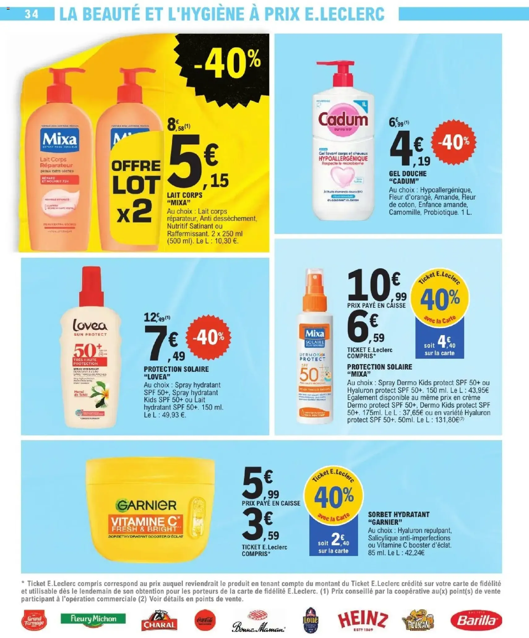 E.Leclerc catalogue de la semaine 15 - brochure valable à partir du 07/04/2026, page 34 sur 44