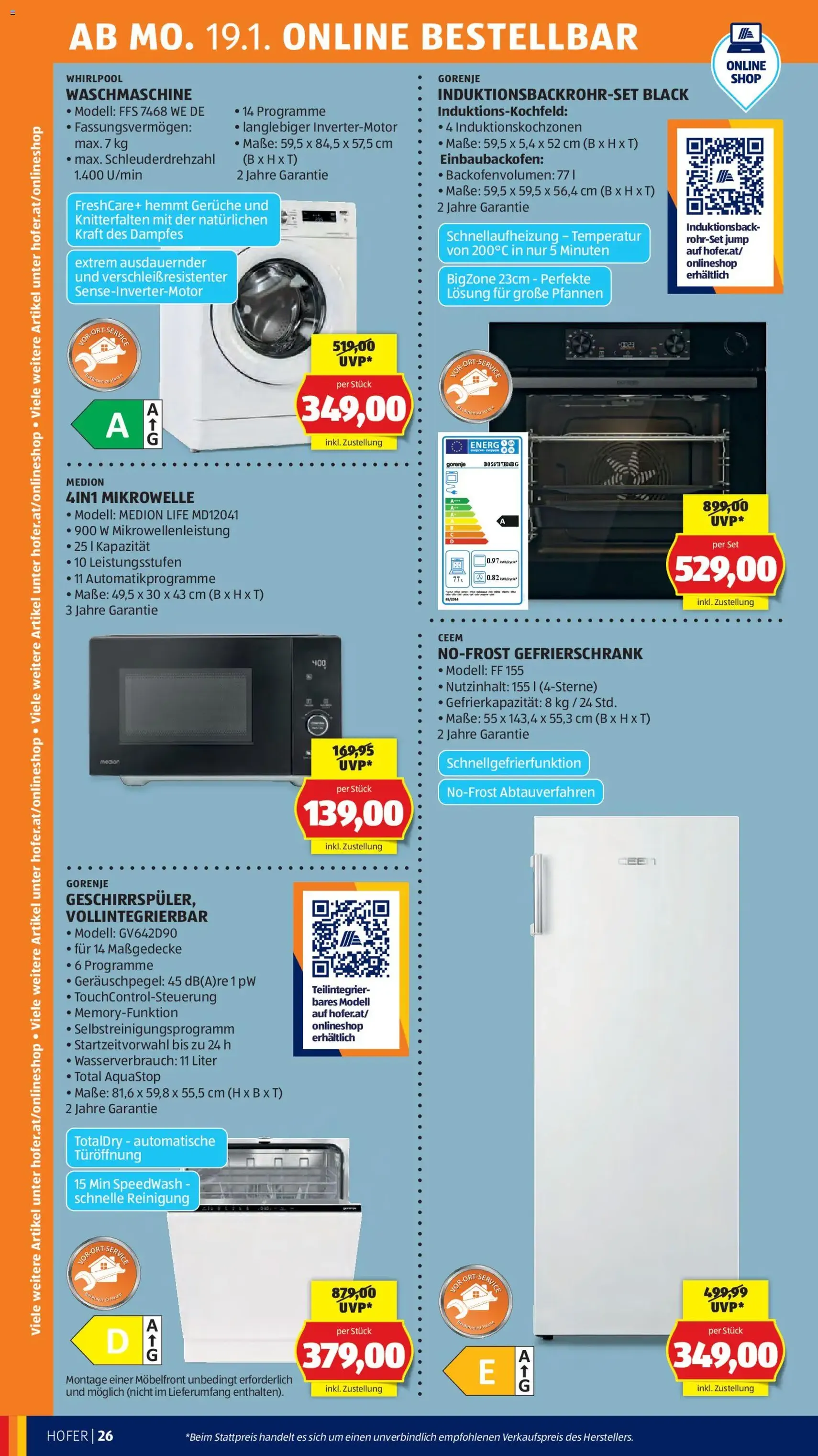 Hofer Flugblatt - Gültiger Prospekt ab 14.01.2026, Seite 30 von insgesamt 41