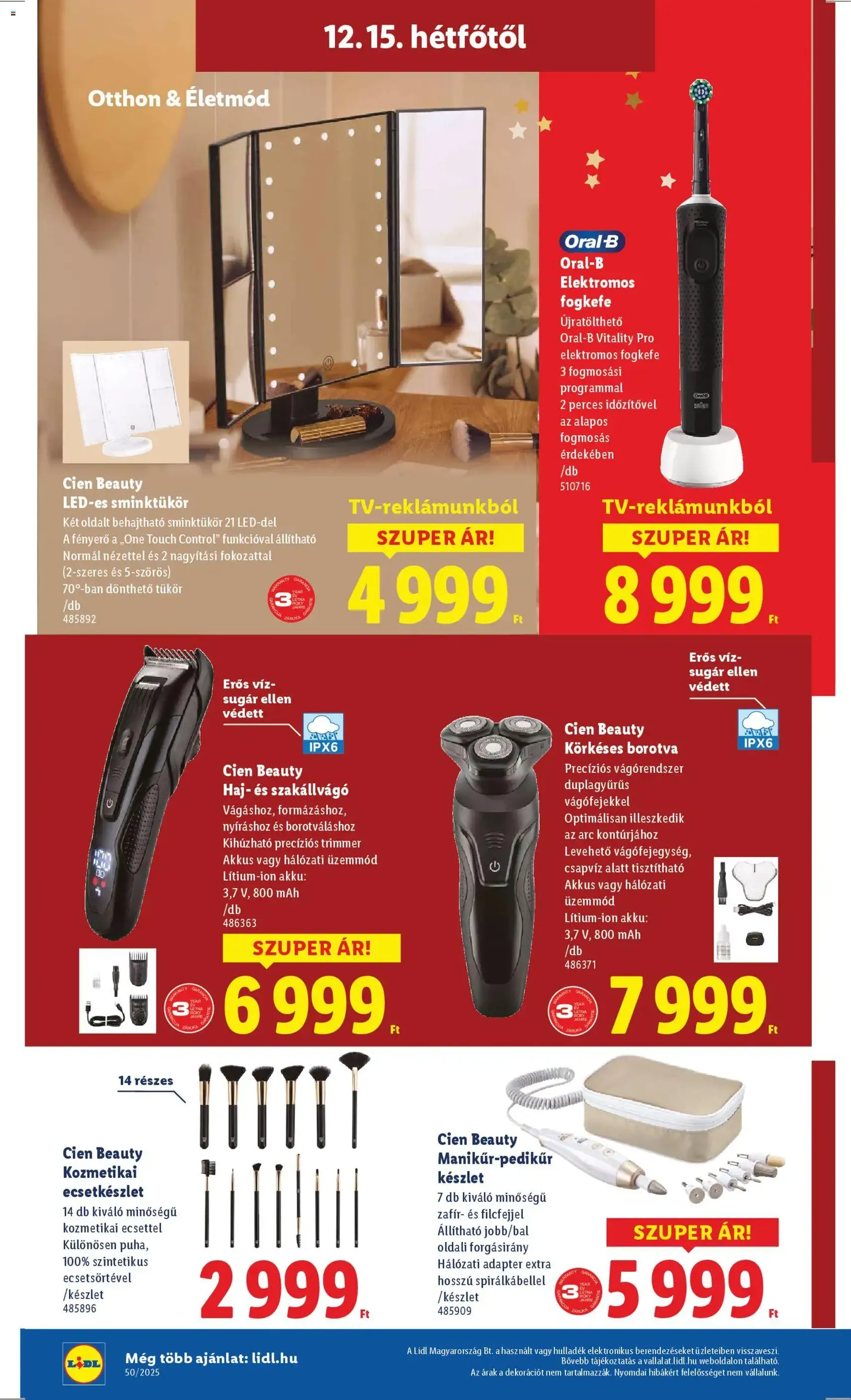 Lidl Akciós újság - 2025.12.11. érvényes szórólap 50 oldal 66 oldalból