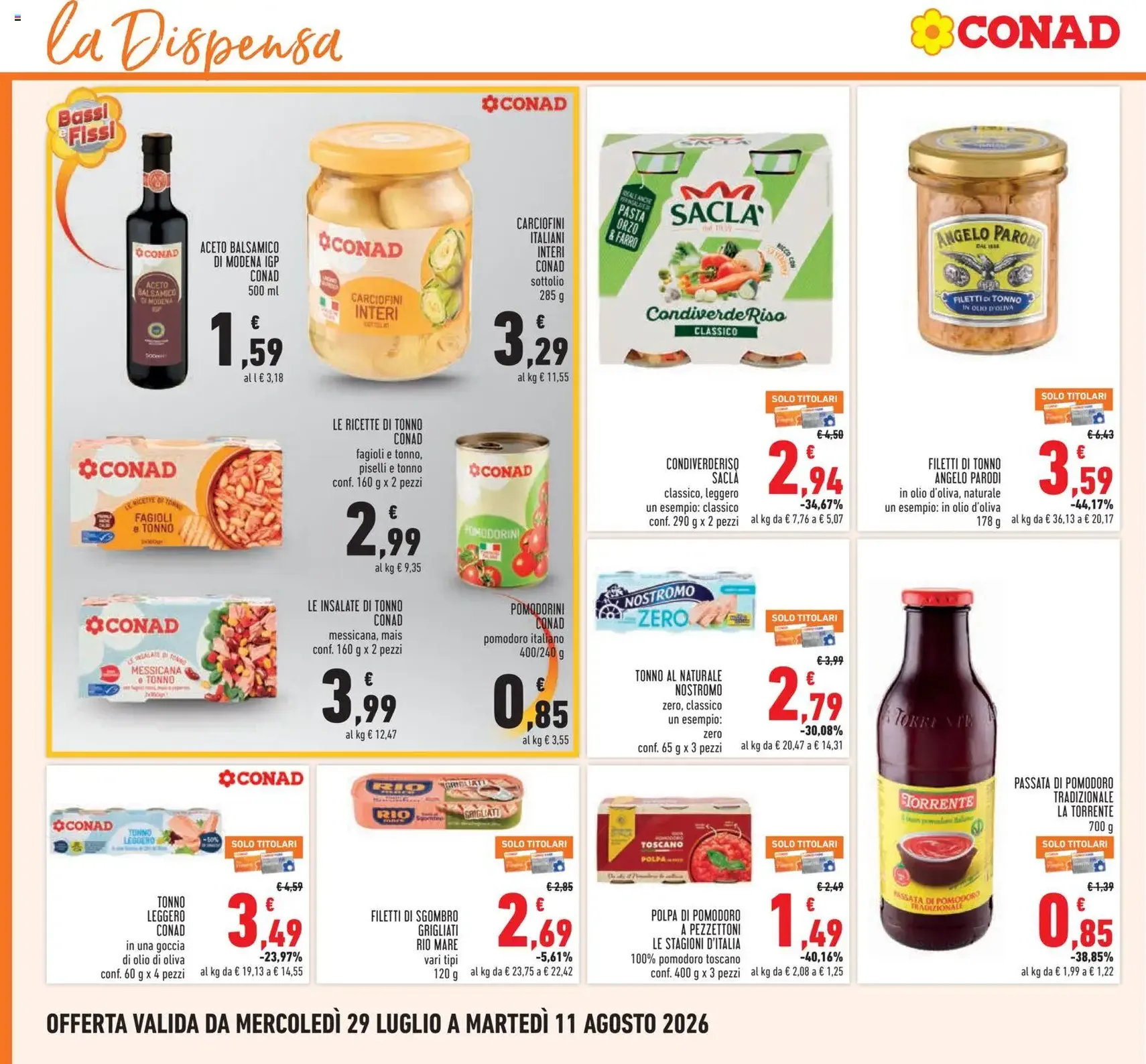 Conad volantino - volantino valido dal 29/07/2026 pagina 12 di 24
