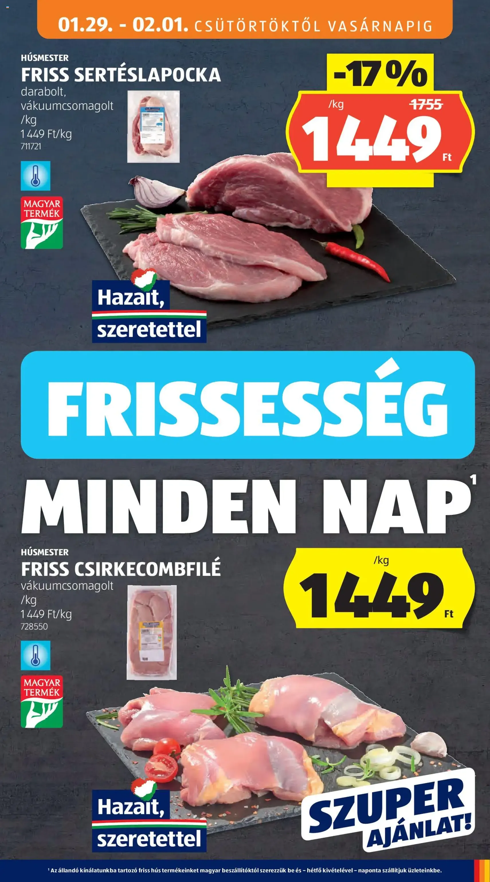 Aldi Akciós újság - 2026.01.29. érvényes szórólap 11 oldal 45 oldalból