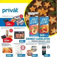 PRIVÁT Akciós újság - szórólap előnézete érvényes 2025.12.04. -tól