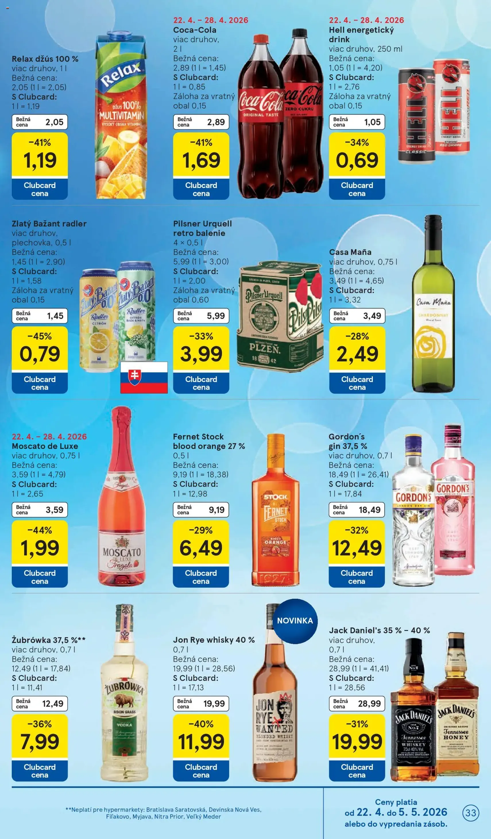 Tesco Hypermarket - leták - platný leták od 22.04.2026 strana 33 z 45