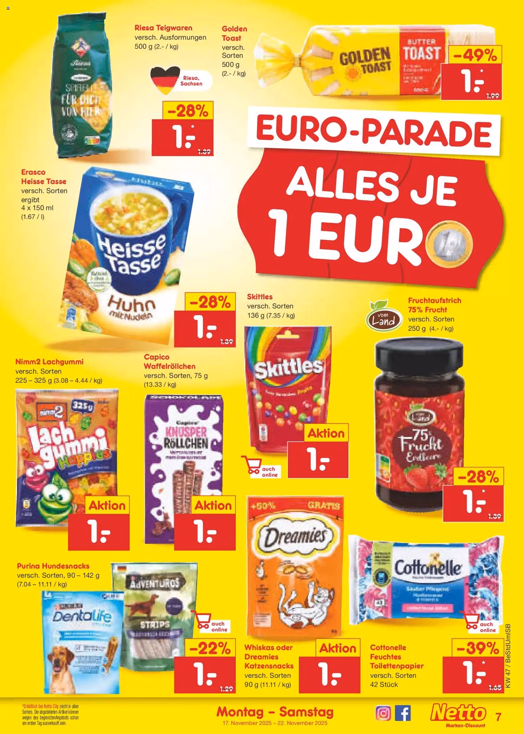 Netto Marken-Discount - Black Friday - Gültiger Prospekt ab 17.11.2025, Seite 7 von insgesamt 60