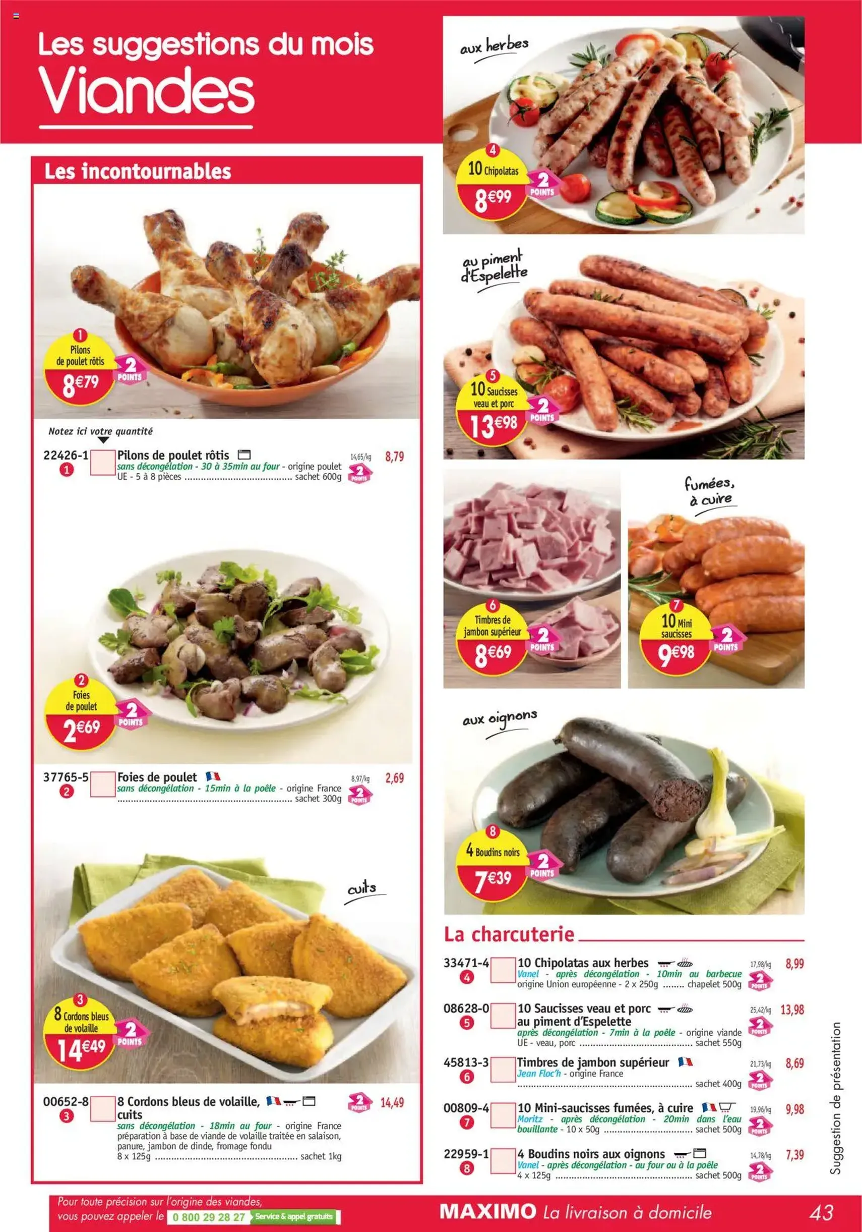 Maximo catalogue - brochure valable à partir du 26/09/2025, page 43 sur 64 Maximo catalogue - brochure valable à partir du 26/09/2025, page 43 sur 64