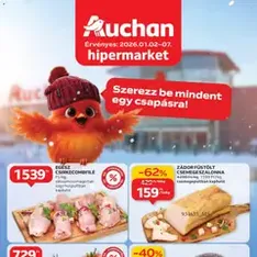 Auchan Akciós újság - szórólap előnézete érvényes 2026.01.02. -tól