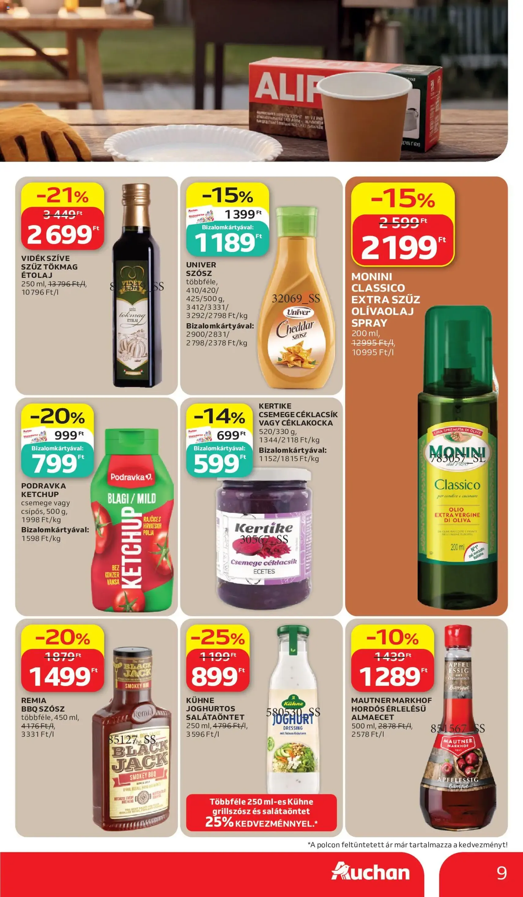 Auchan akciós újság - 2026.06.11. érvényes szórólap 9 oldal 46 oldalból