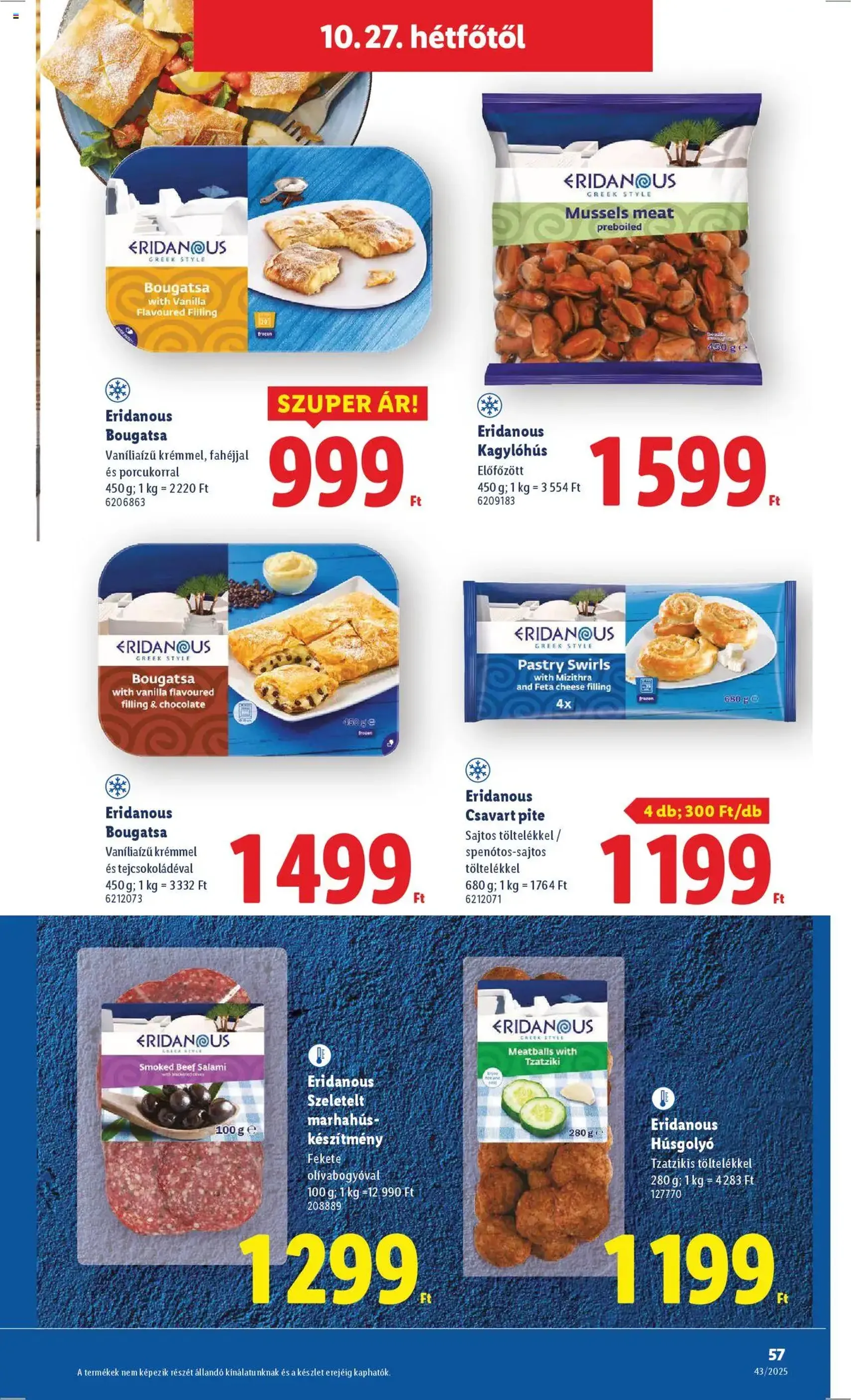Lidl Akciós újság - 2025.10.22. érvényes szórólap 57 oldal 64 oldalból Lidl Akciós újság - 2025.10.22. érvényes szórólap 57 oldal 64 oldalból